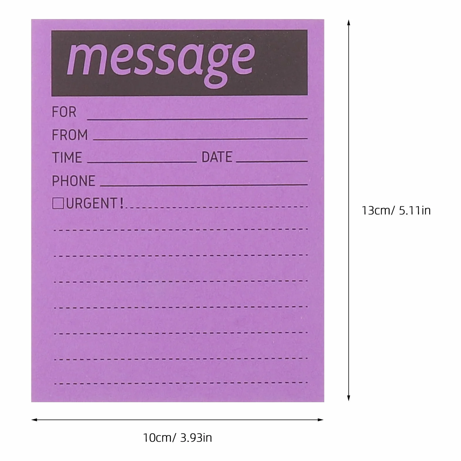SHINEOFI 8 Pièces Bloc-notes pour Messages Téléphoniques Coloré Fluorescent Autocollant