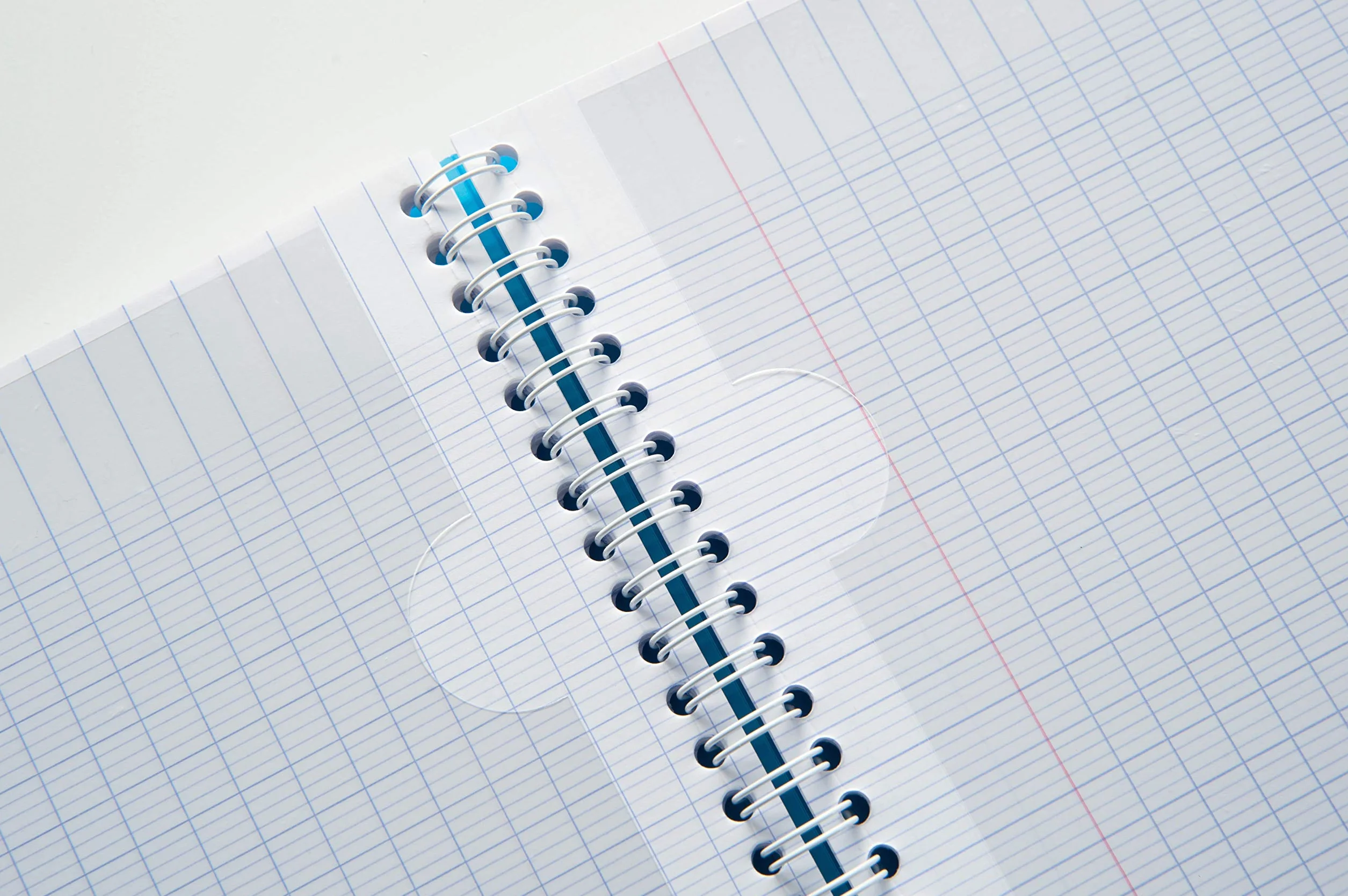 Clairefontaine 321601C Koverbook Carnet à Spirale 9x14cm 100 Pages Petits Carreaux Papier Blanc 90g Couverture Enveloppante Polypro