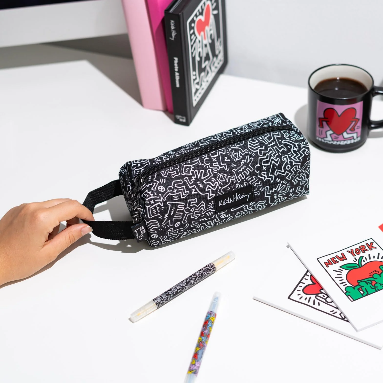 Grupo Erik Trousse rectangulaire Keith Haring Fournitures Scolaires