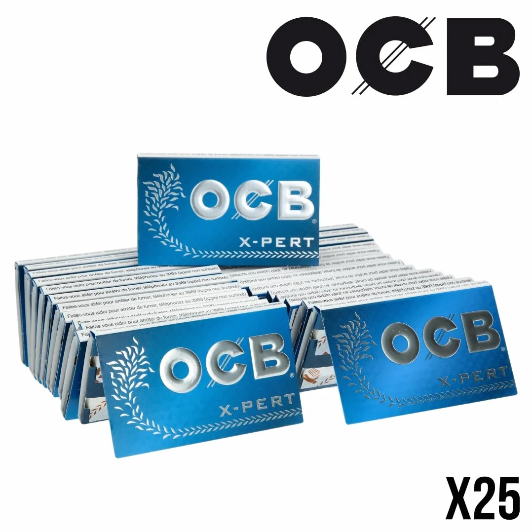 Cartine Rouler OCB X-Pert Corte Doppie Blu 25 Libretti