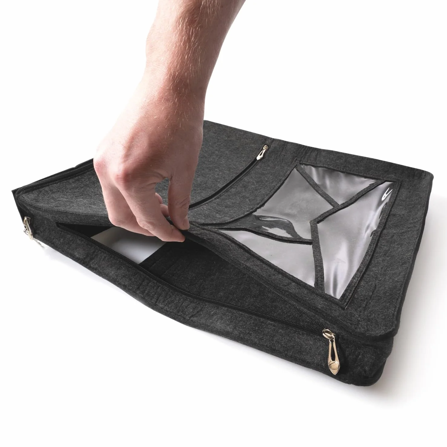 Katai Sac de rangement pour boîte aux lettres - Ajustement universel - Gris - Ouvre-lettre ergonomique