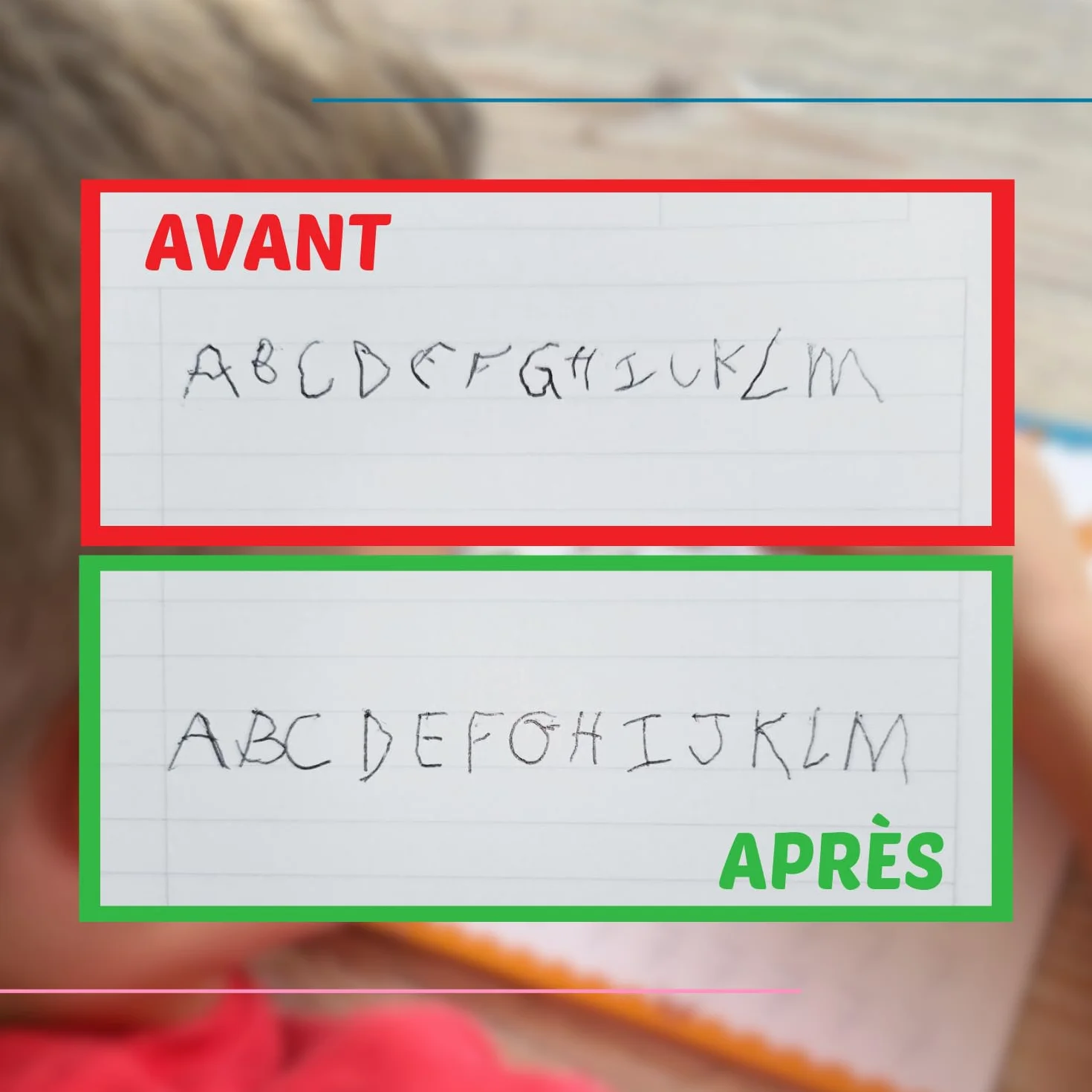 Kit Calligraphie Enfant 4 Cahier Écriture Maternelle CP Alphabet Chiffres Dessin Stylo Magique Effaçable Recharges Guide Doigts
