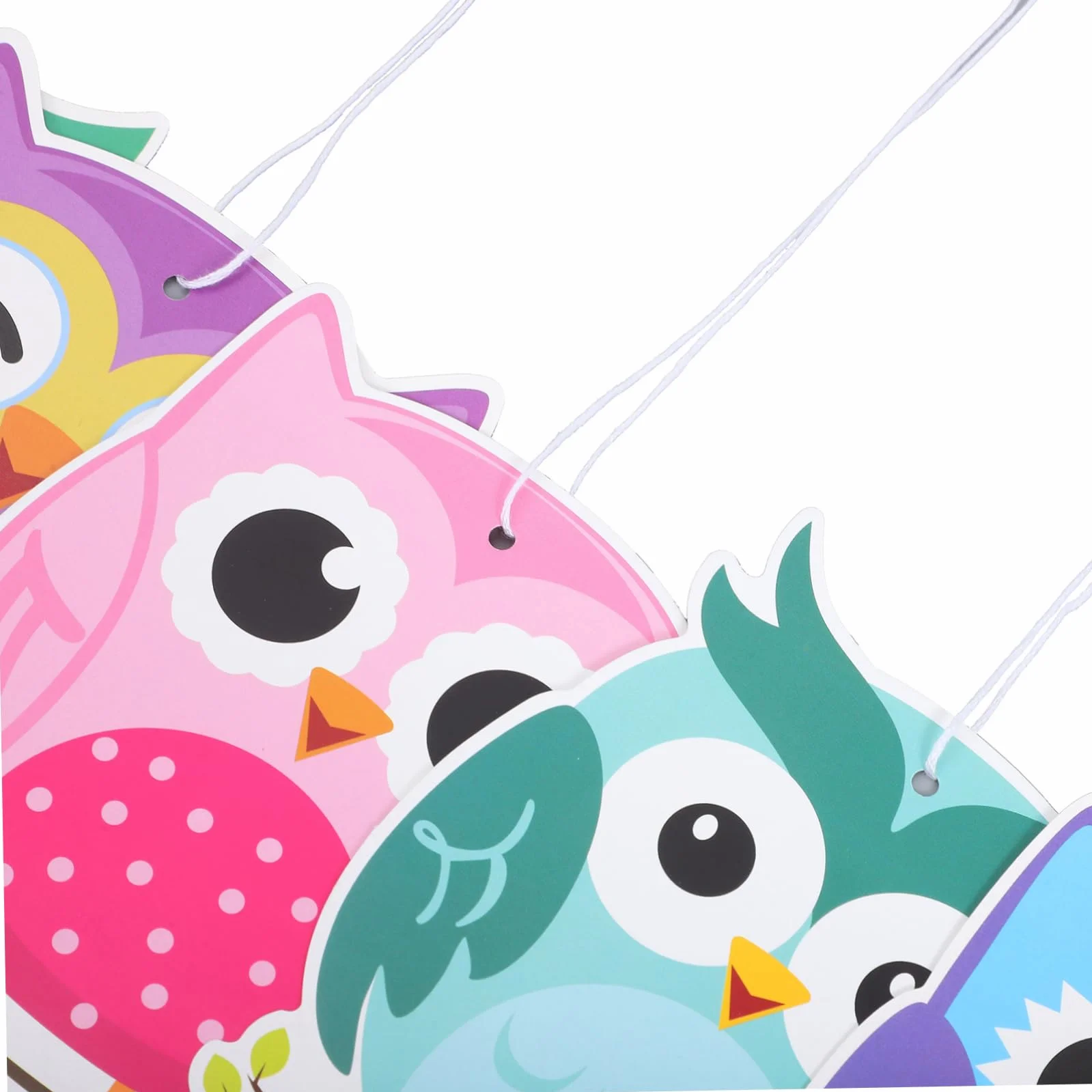 ORFOFE Décoration Rentrée Scolaire Hibou Suspendue en Papier et Corde Coton