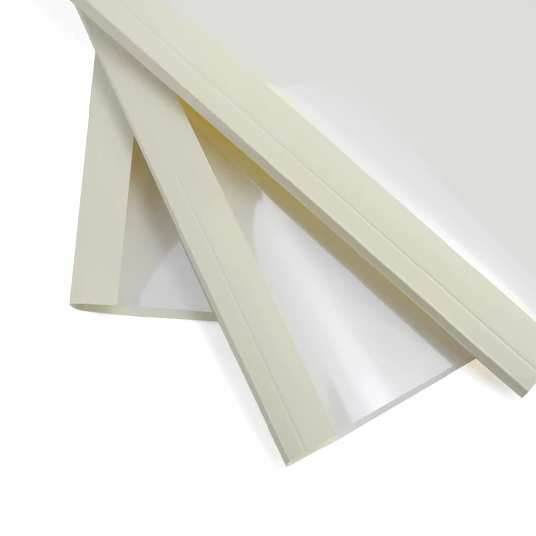 RAYSON Couvertures de Reliure Thermique A4 100 Feuilles 12 mm Blanc Paquet de 25