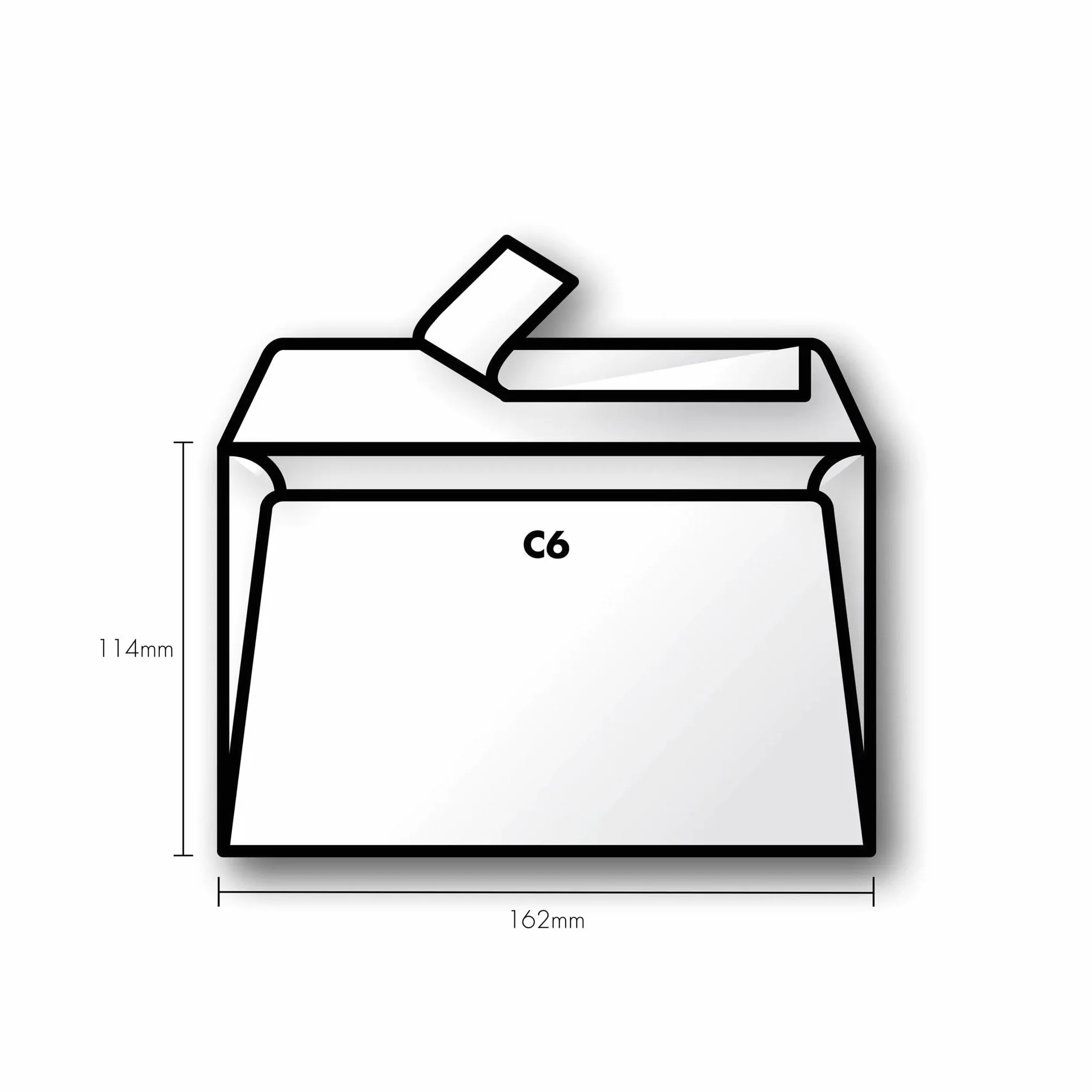 Clairefontaine Enveloppes C6 Ivoire Irisé 120g Auto-Adhésives Lot 20 – 11,4 x 16,2 cm Papier Lisse