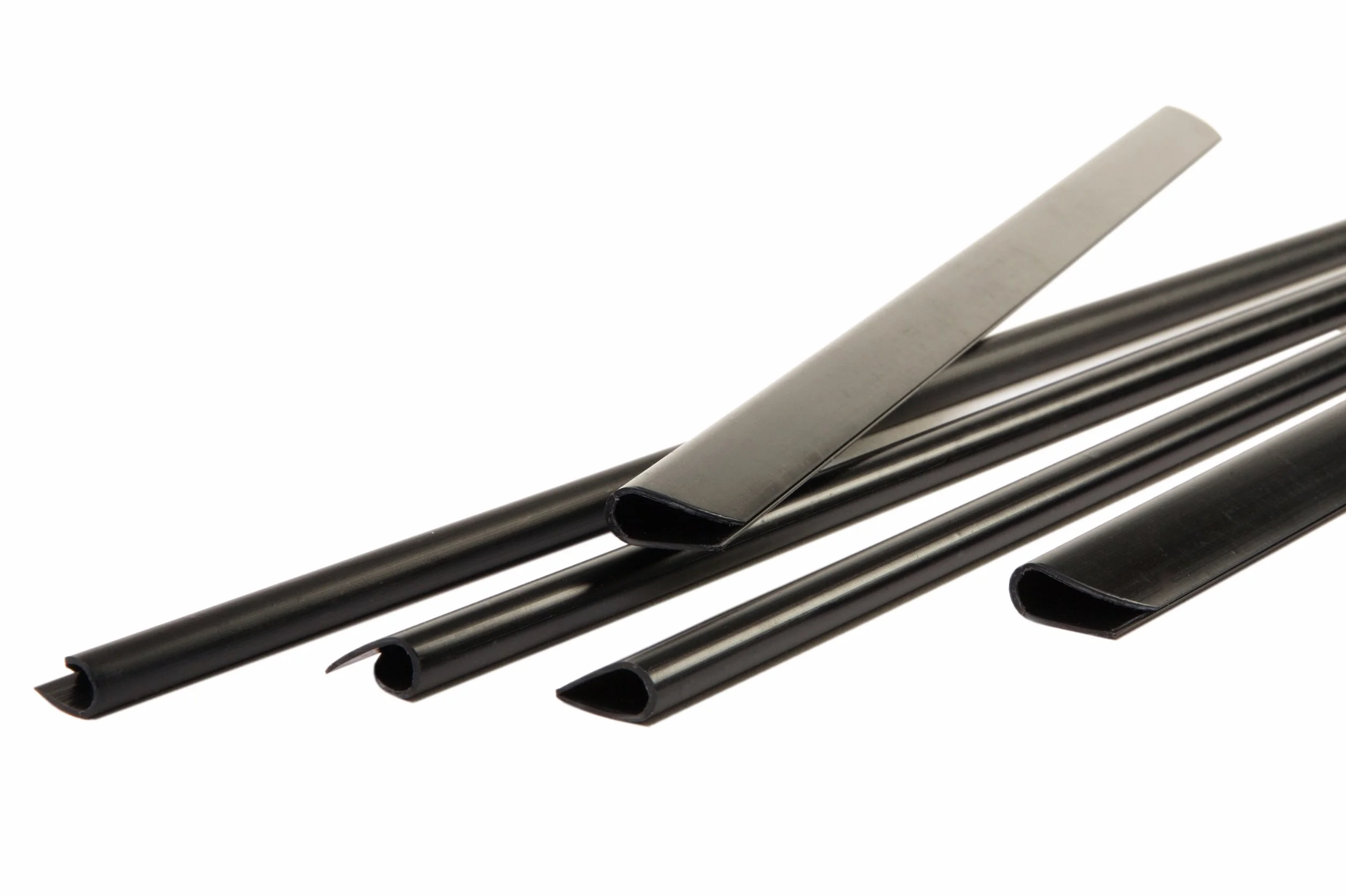 Pavo Baguettes de reliure A4 à glissière 6 mm 20–40 feuilles noir lot de 25