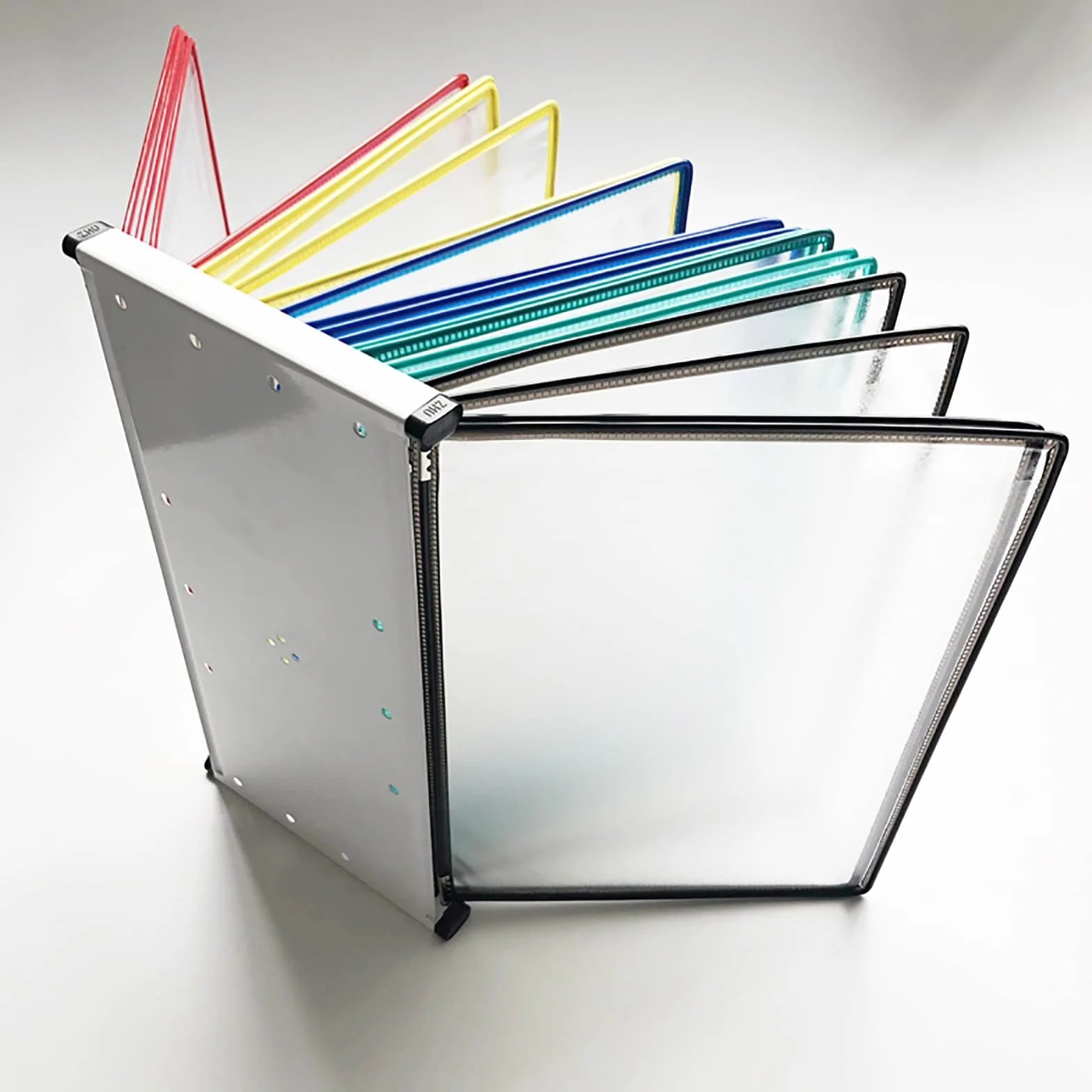 Porte Vue Detachable A4, Support Kit Mural Document Métal 40 Pochettes, Vario Coloris