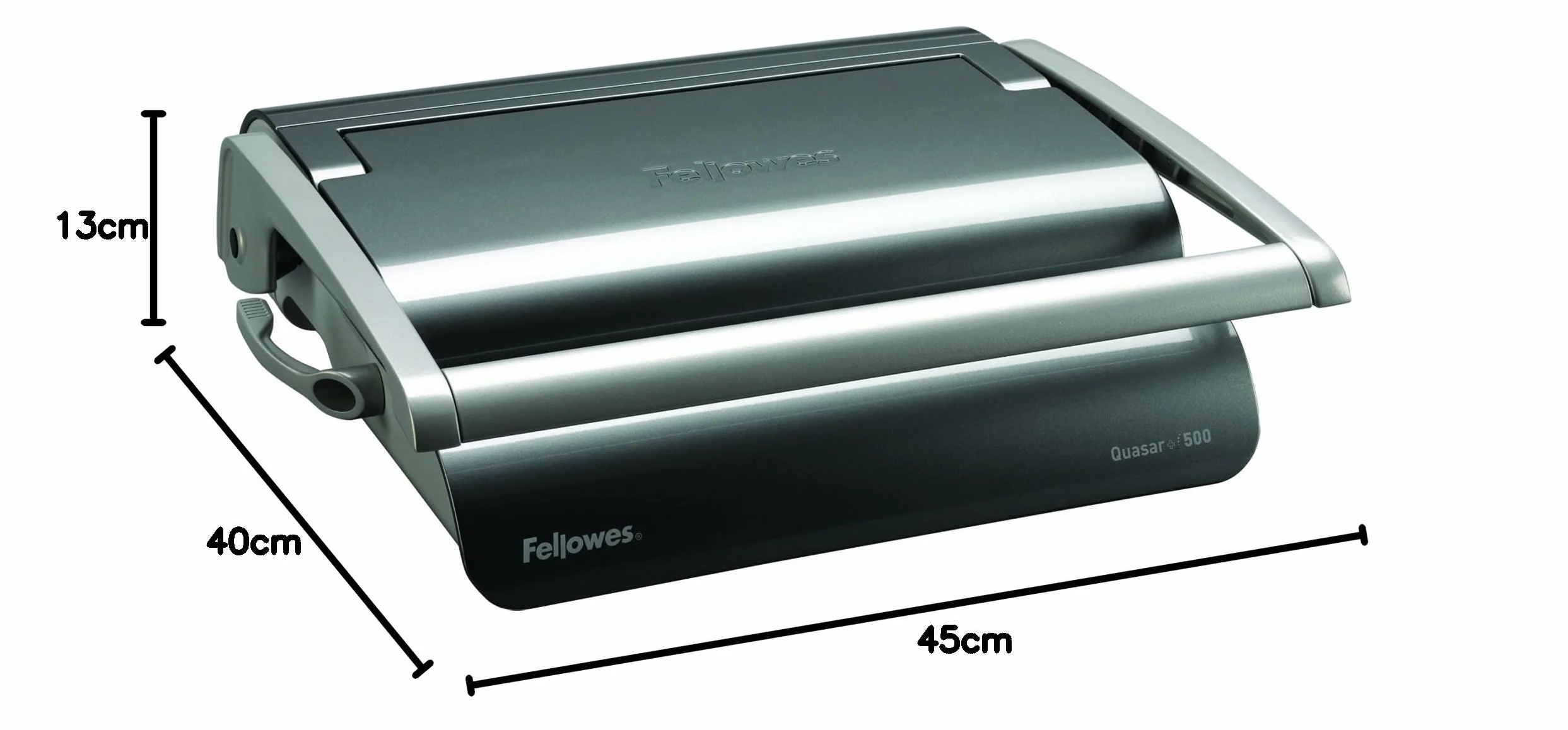 Fellowes Quasar+ Machine à relier 21 trous 500 feuilles Argent
