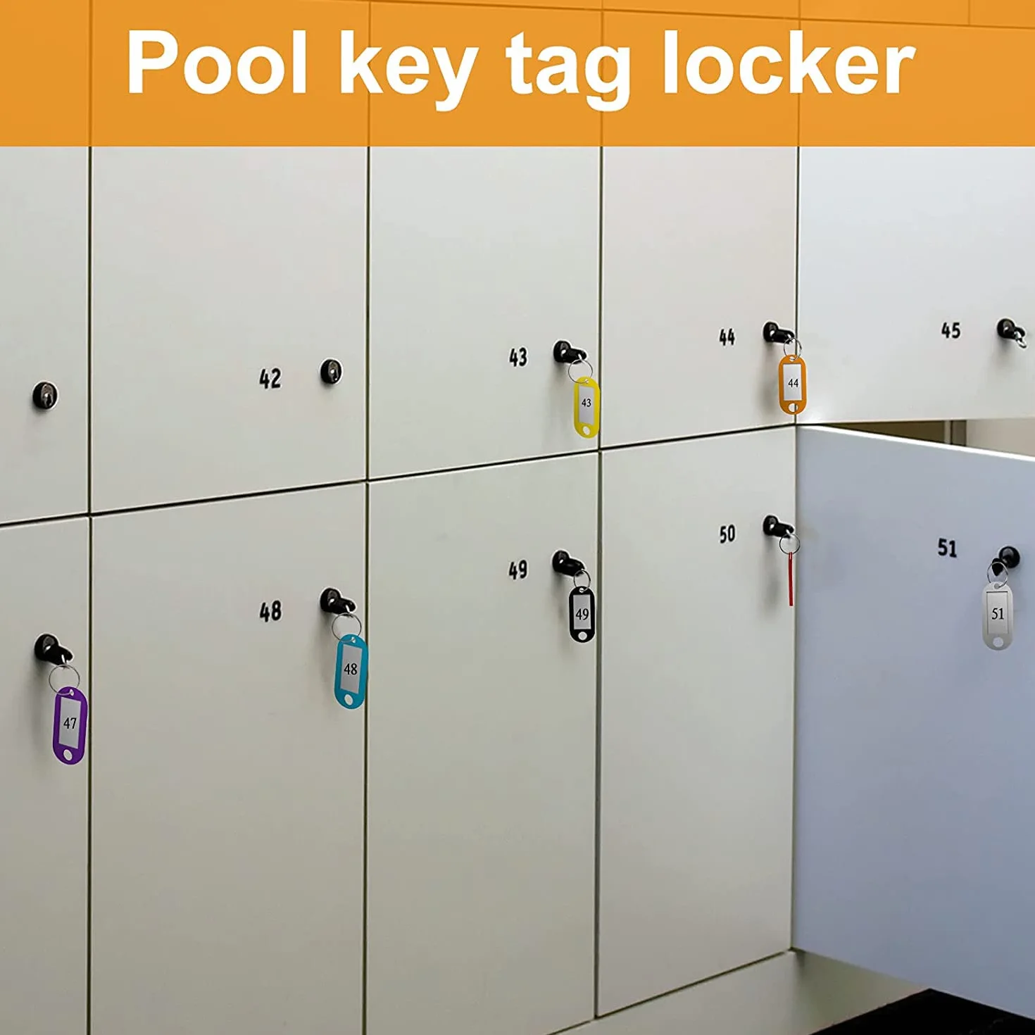 Porte Clés Inscriptibles 10 Couleurs Étiquettes D'identification