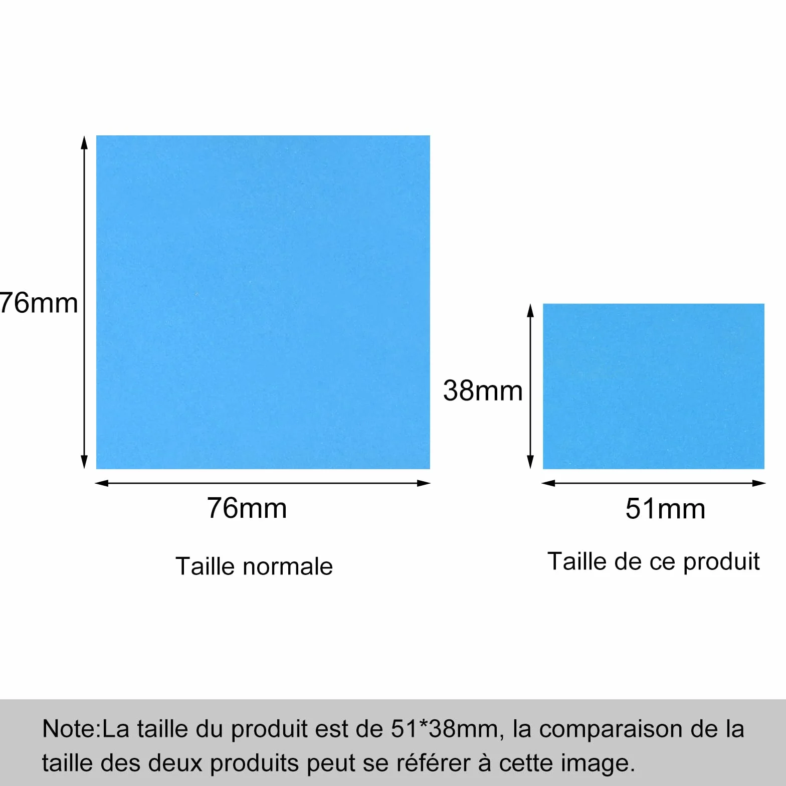 Blocs Feuillets Autocollants 51x38mm 6 Couleurs 100 Feuillets par Bloc - 12 Blocs