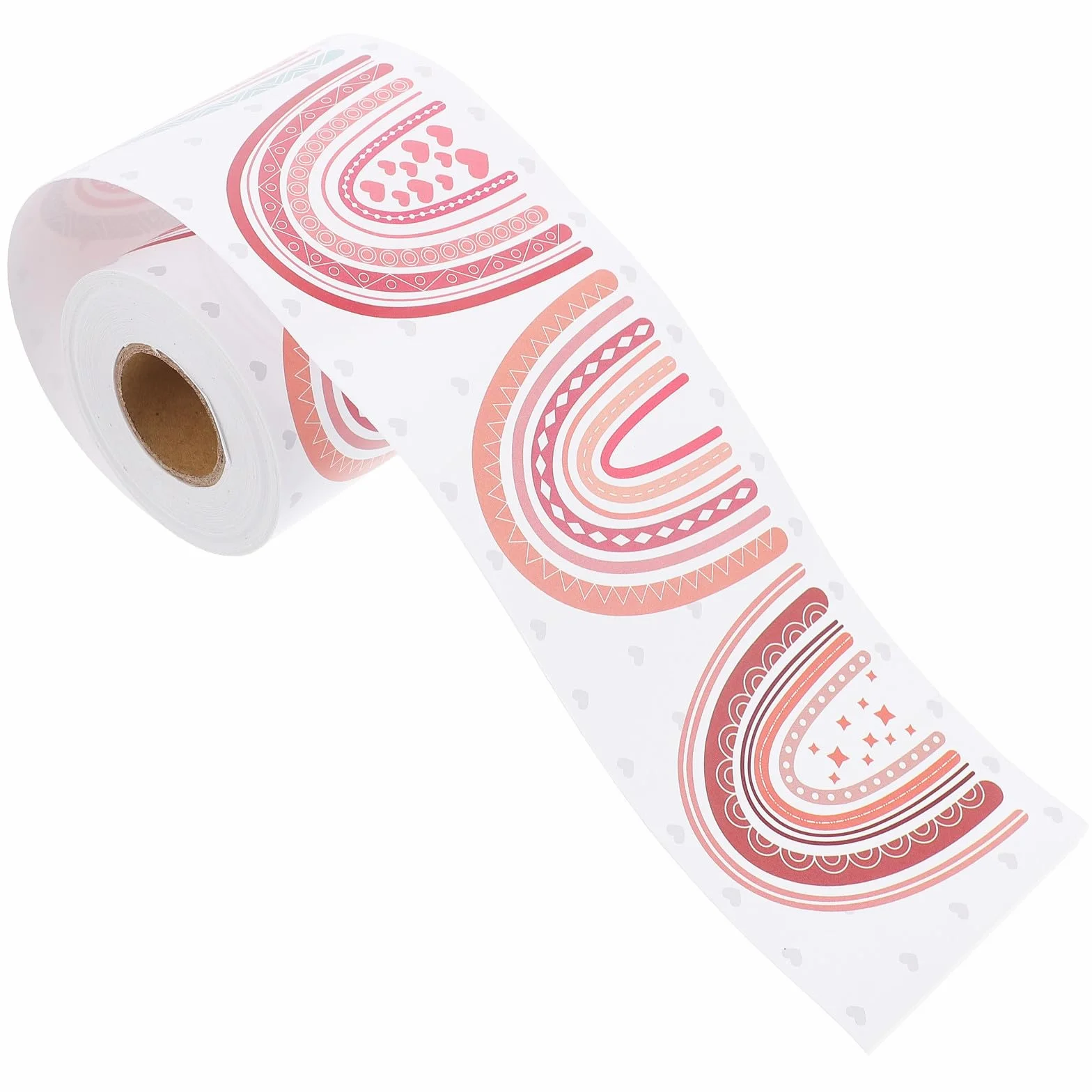 HEMOTON Autocollant de Bordure Arc-en-ciel pour Tableau en Cuivre, Épaisseur Adaptée aux Loisirs Créatifs