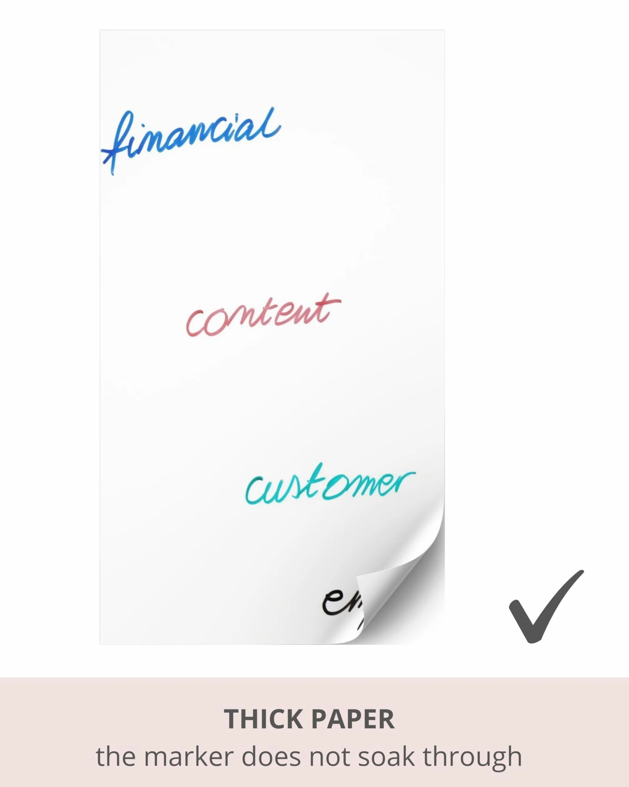 D.RECT Bloc Flipchart Papier Blanc Uni 650x1000 mm 80 g/m² 50 Feuilles Perforation 5 Trous