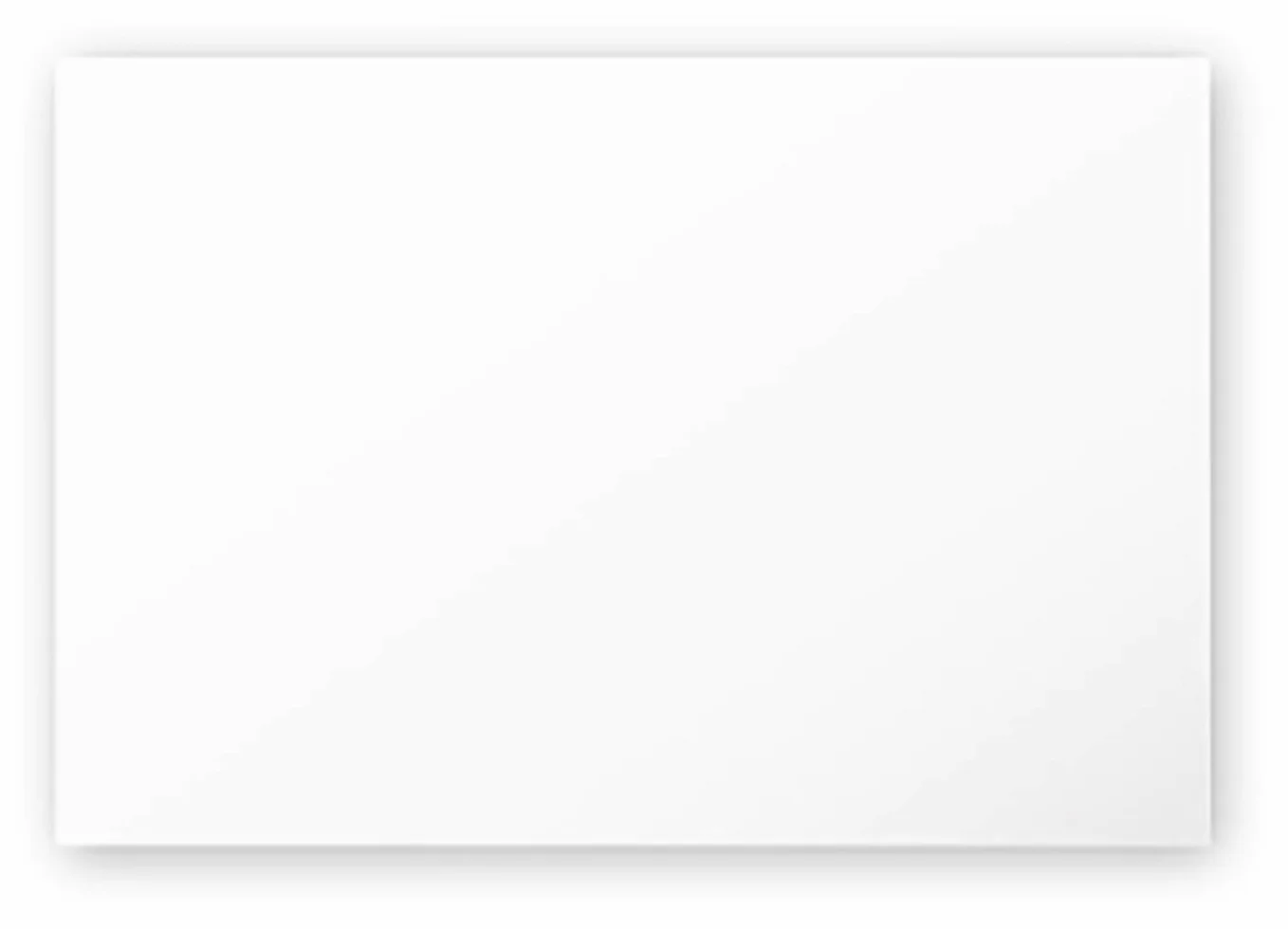Clairefontaine 1416C Paquet de 25 Cartes Simples 8,2x12,8cm 210g/m² Blanc Papier Premium Lisse