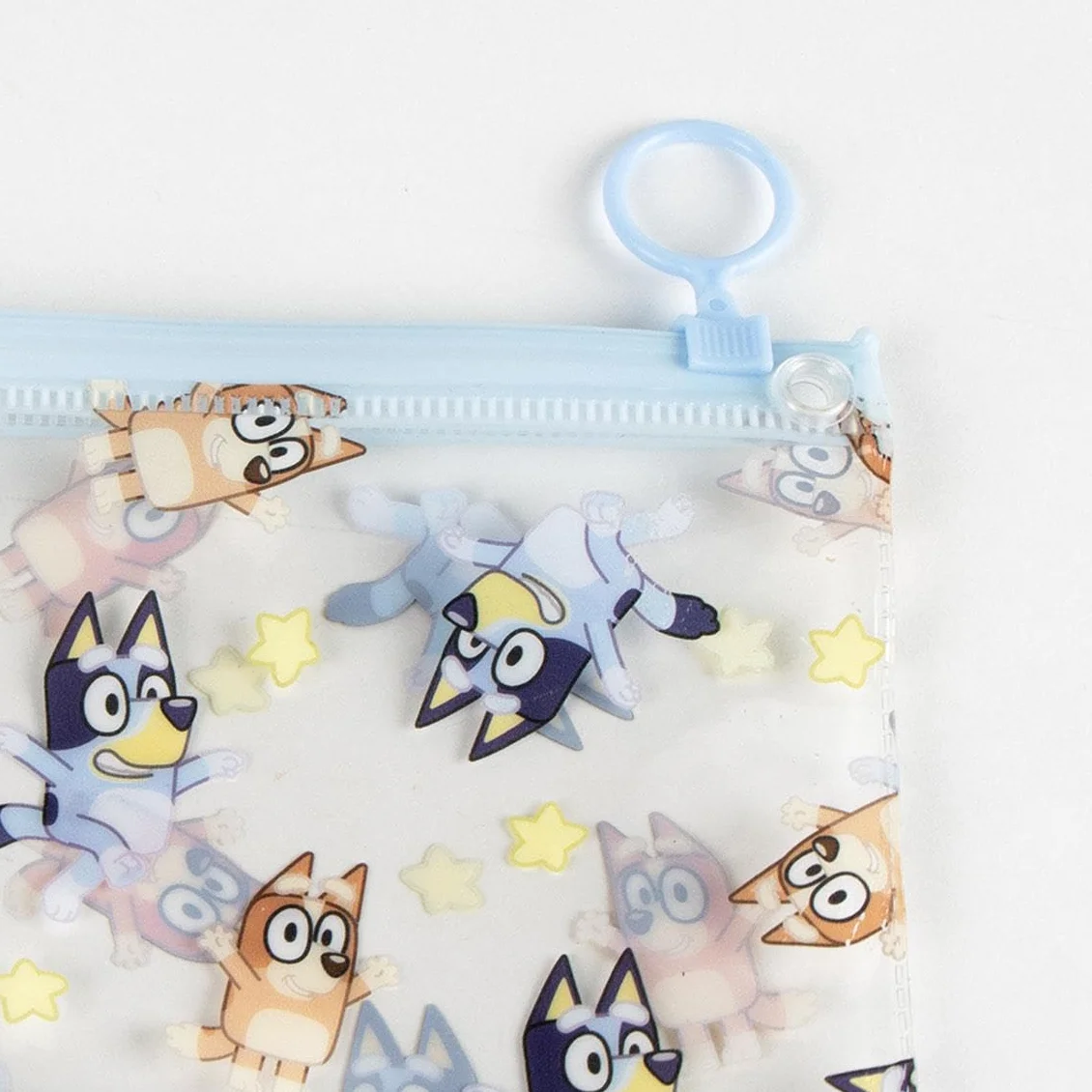 CERDÁ LIFE'S LITTLE MOMENTS Set de Papeterie Scolaire Eva Bluey - Trousse Enfants avec Crayons de Couleur, Marqueurs