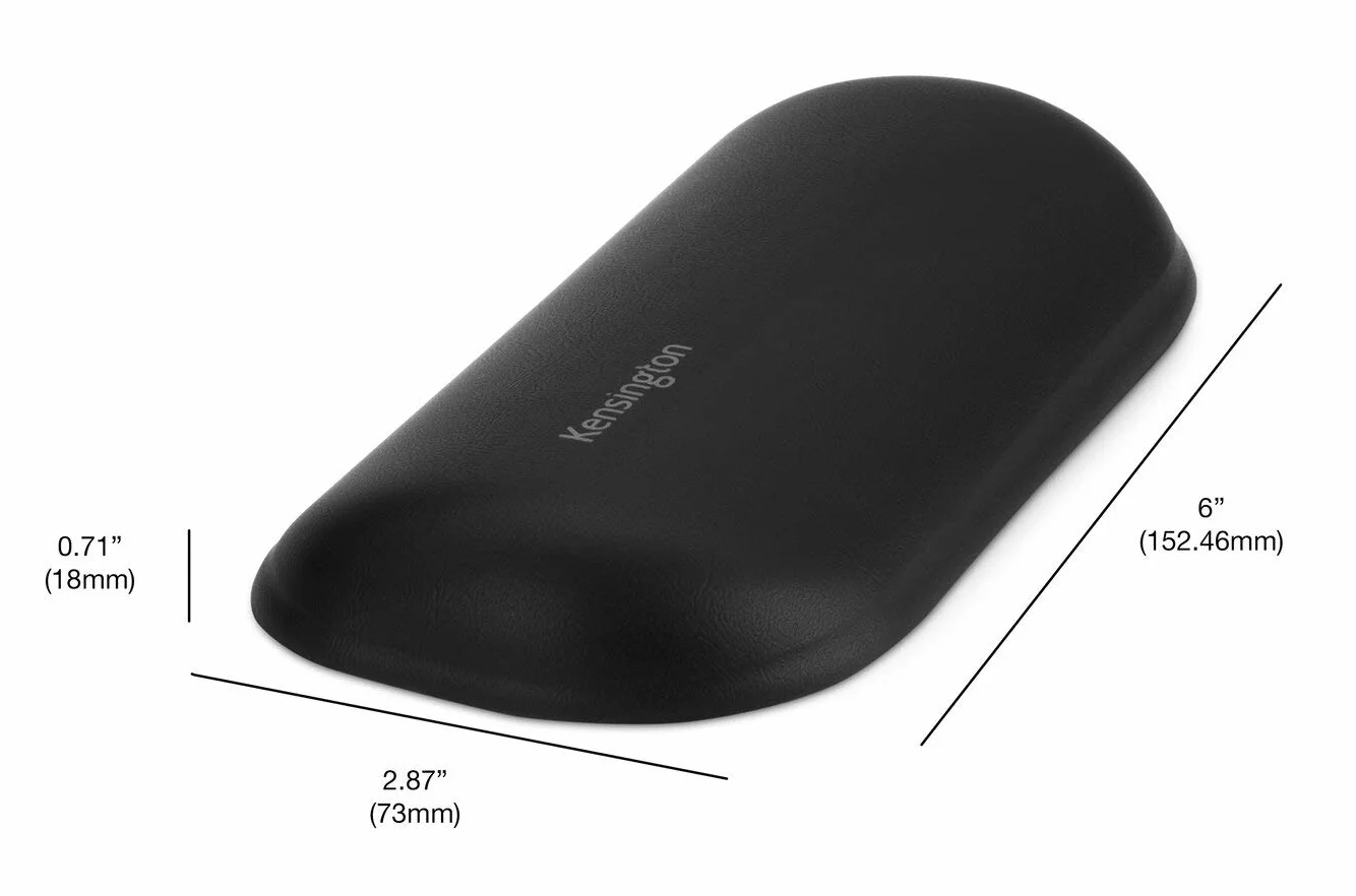 Kensington ErgoSoft Repose-Poignets Ergonomique en Gel pour Souris Compatible Souris Laser Optiques 152 x 72.9 x 18 mm Noir