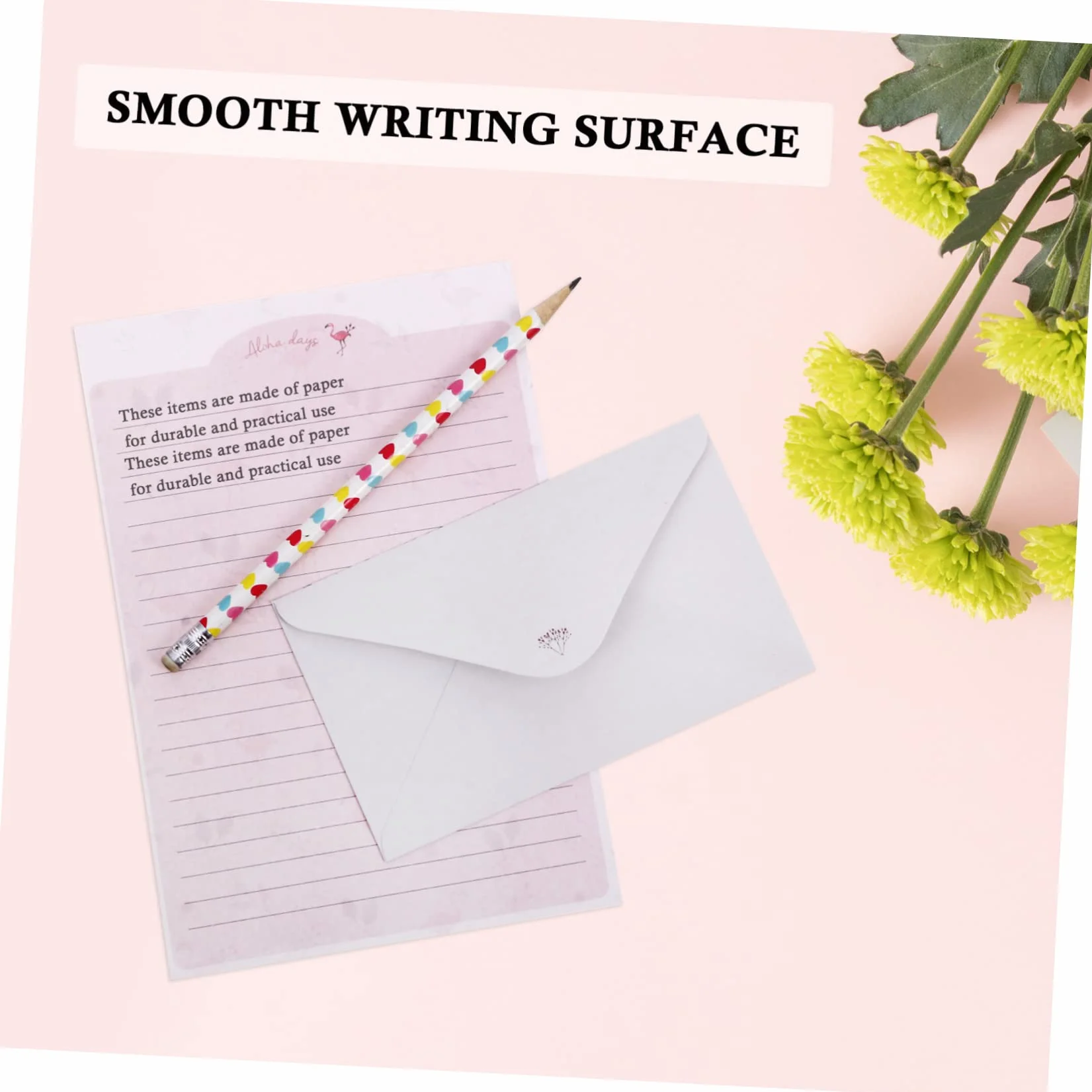 DOITOOL Set de Papeterie Papier à Lettre Animal Floral Mignon avec Enveloppes Assorties