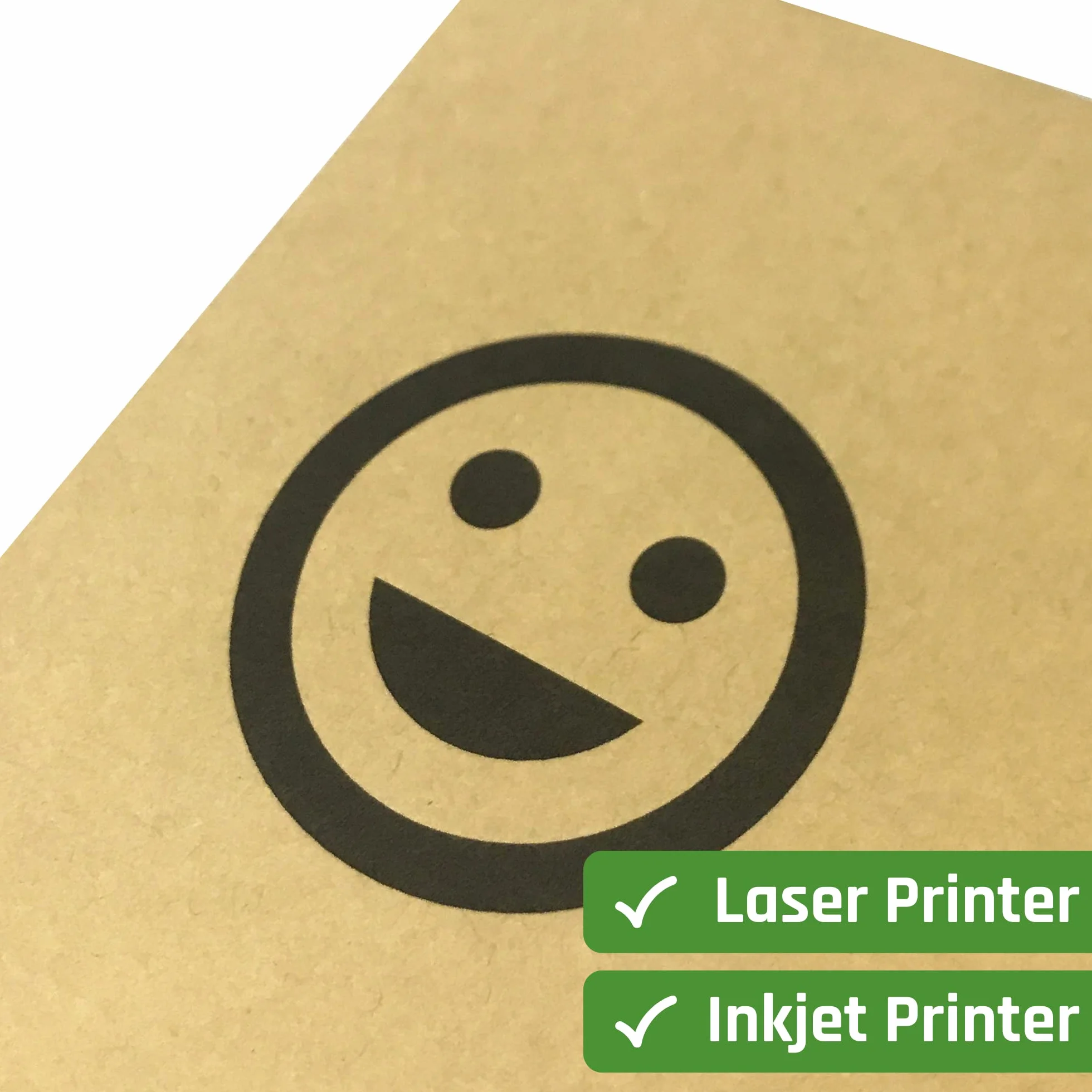 Étiquettes Autocollantes Papier Kraft A4 297 x 210 mm 50 Feuilles