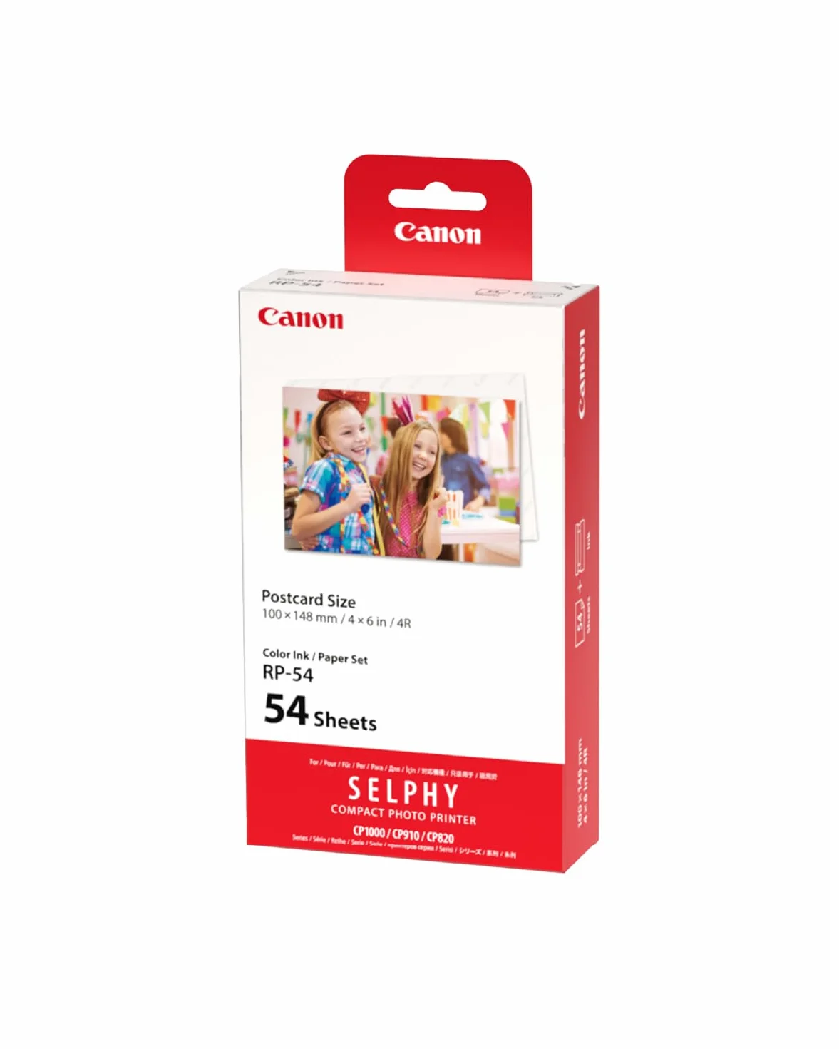 Canon RP-54 kit encre couleur pour imprimante Selphy 10x14,8cm 54 feuilles