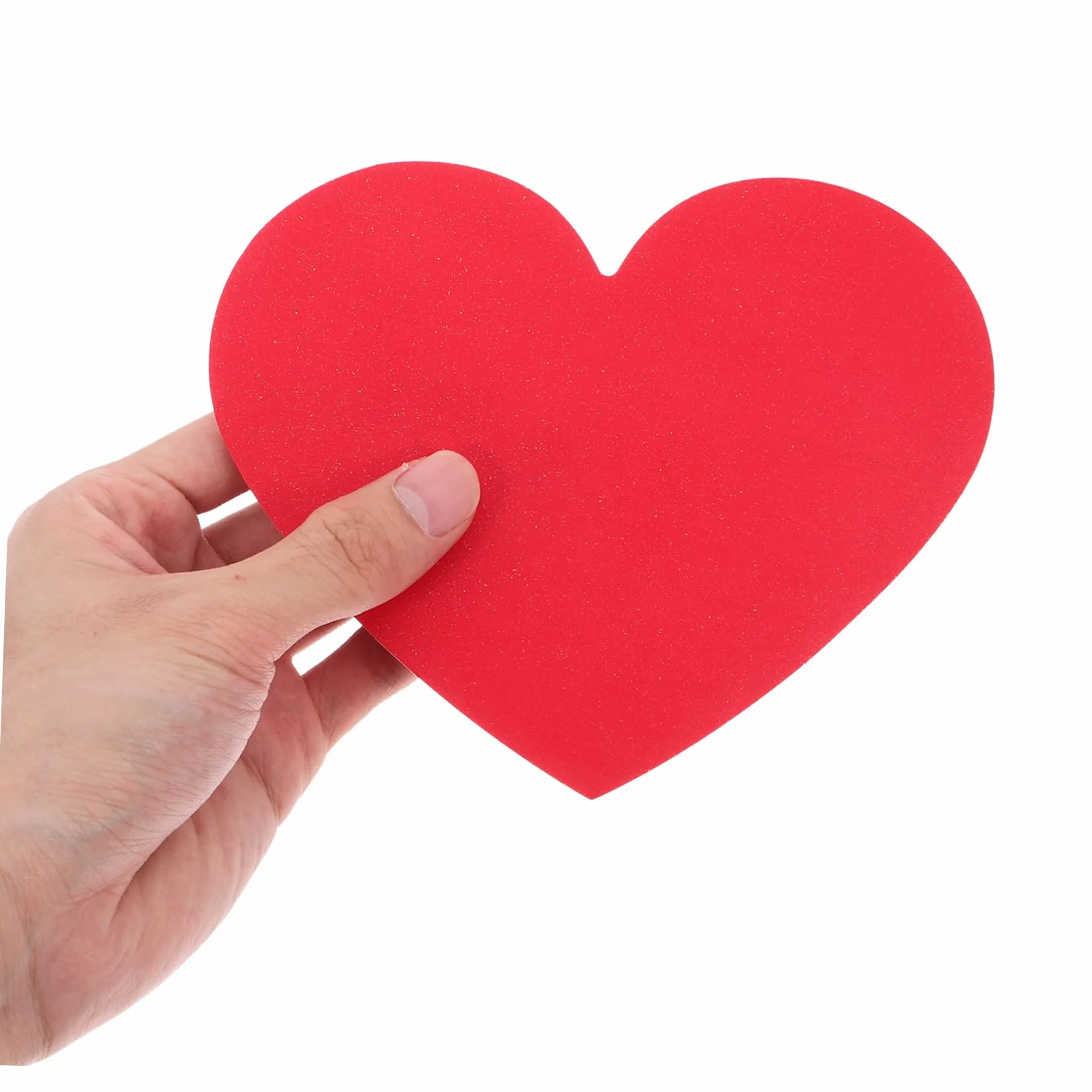 Angoily Lot de 40 Cartes en Forme de Coeur Saint-Valentin Cartes d'amour avec Espace Message Décoration Murale Papier de Vœux Rouge