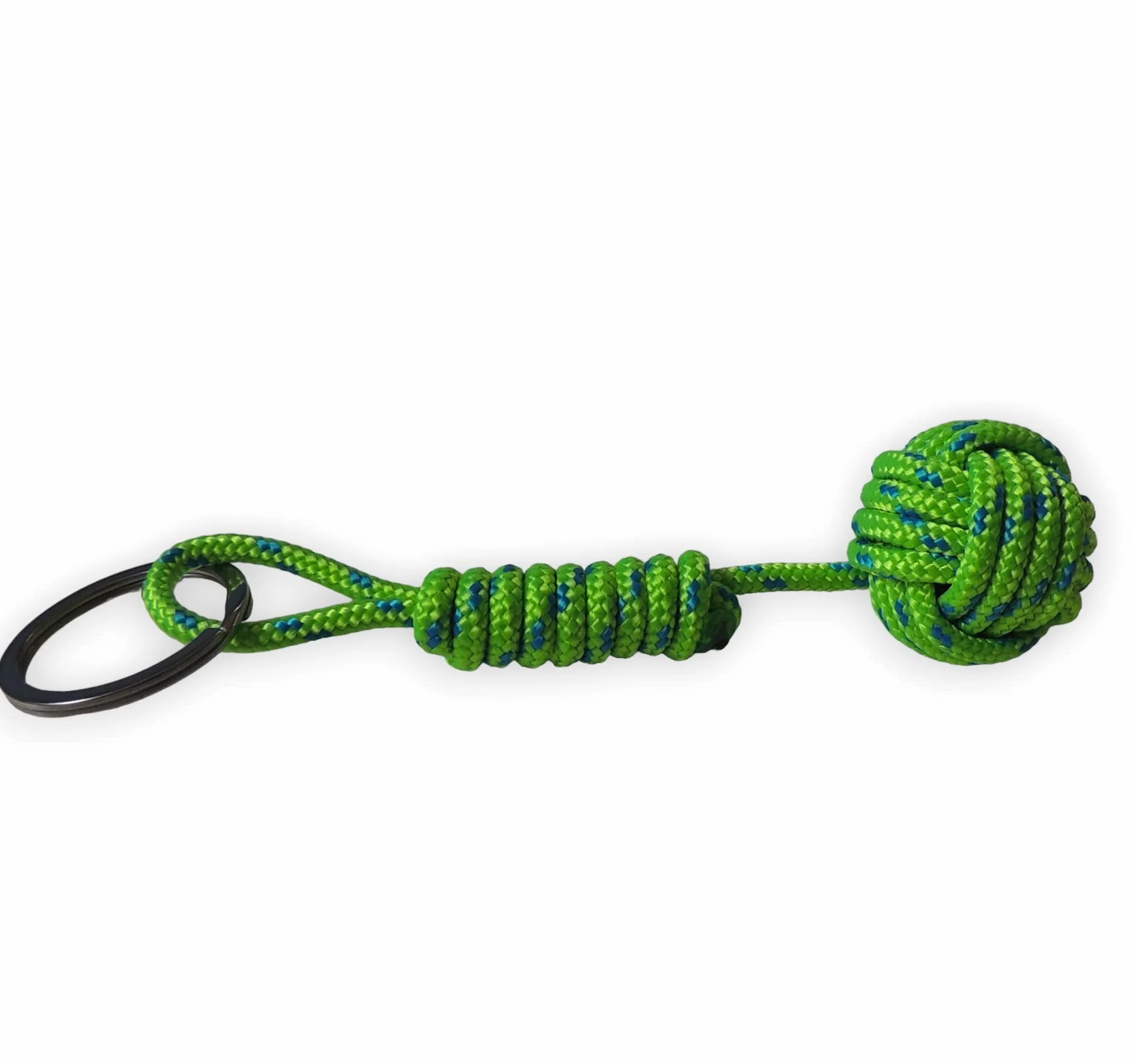 Porte-clés Pomme de Touline vert et bleu