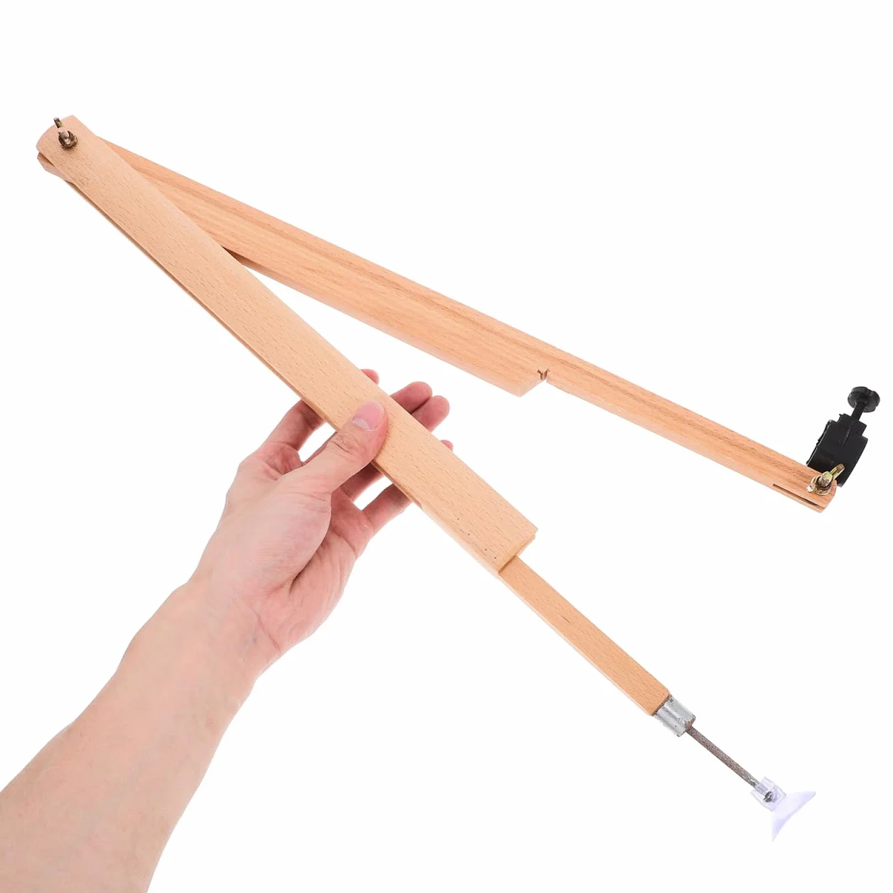 Angoily Boussole Pédagogique En Bois Compas À Dessin Grand Rayon Avec Porte-Stylo Pour Cours De Mathématiques