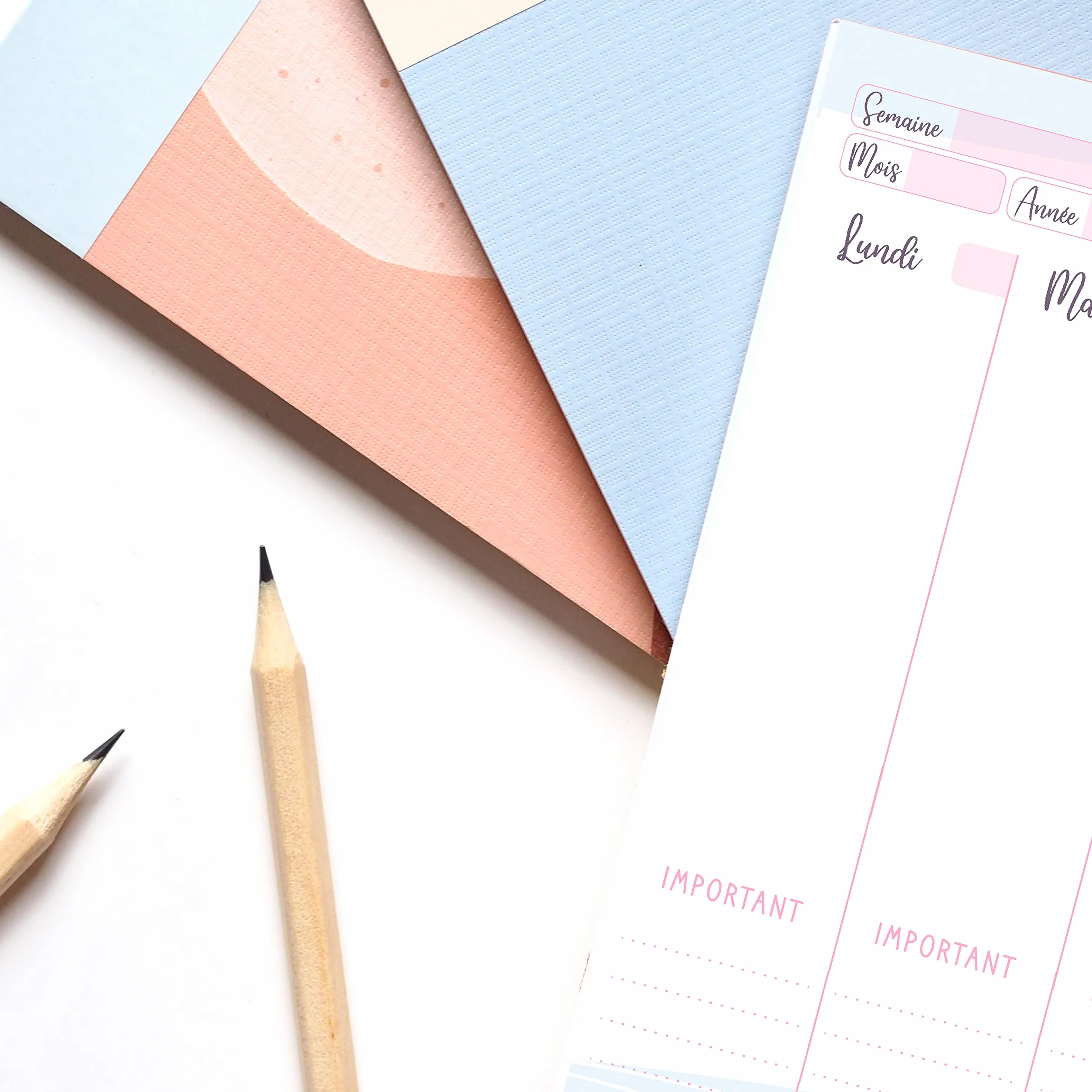 Planning Semaine A4 Planificateur Hebdomadaire Agenda Semainier Français Weekly Planner Bloc Notes To Do List