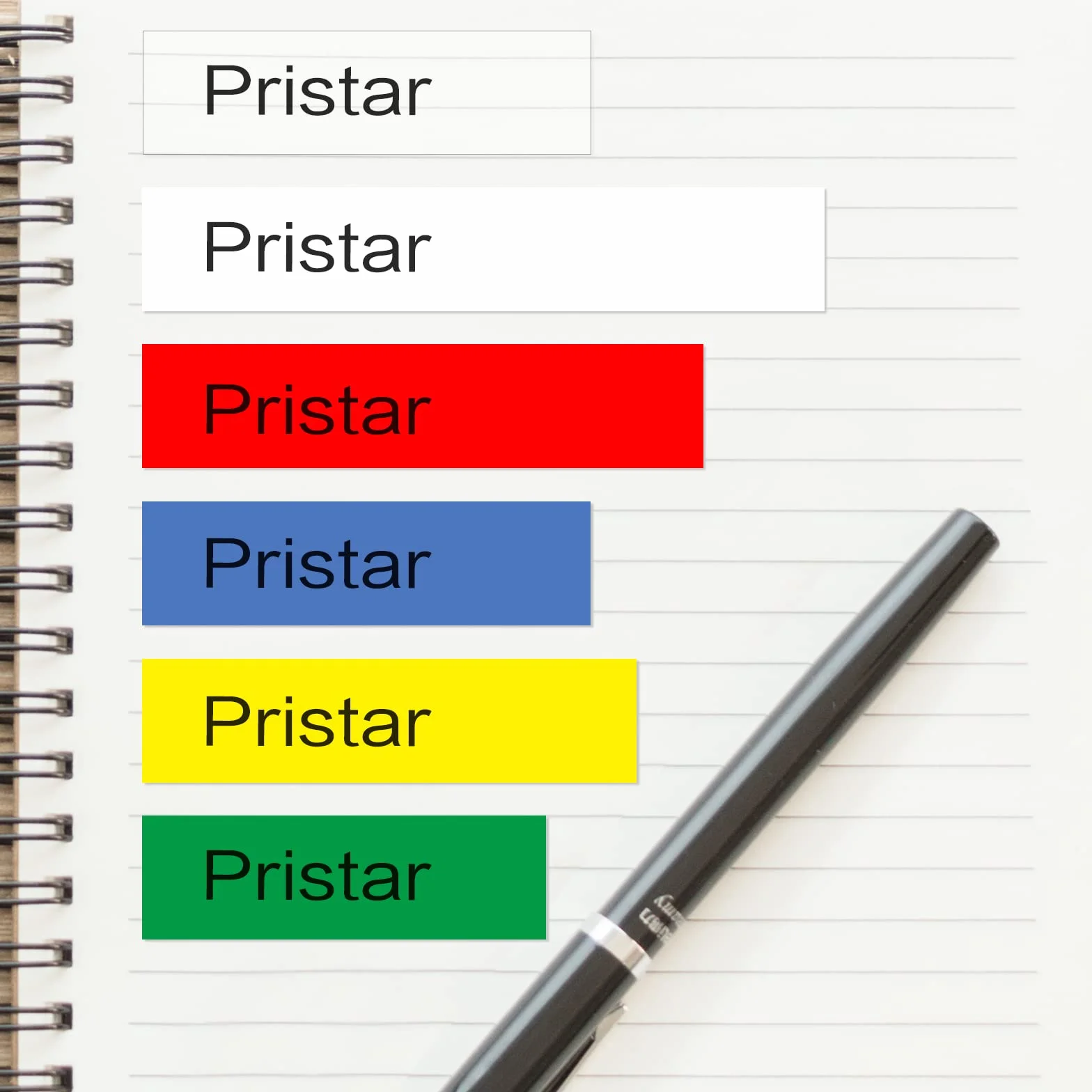 Pristar 6x Tze 24mm 1" Ruban Compatible Brother TZe-151 TZe-251 TZe-451 TZe-551 TZe-651 TZe-751 pour P-touch
