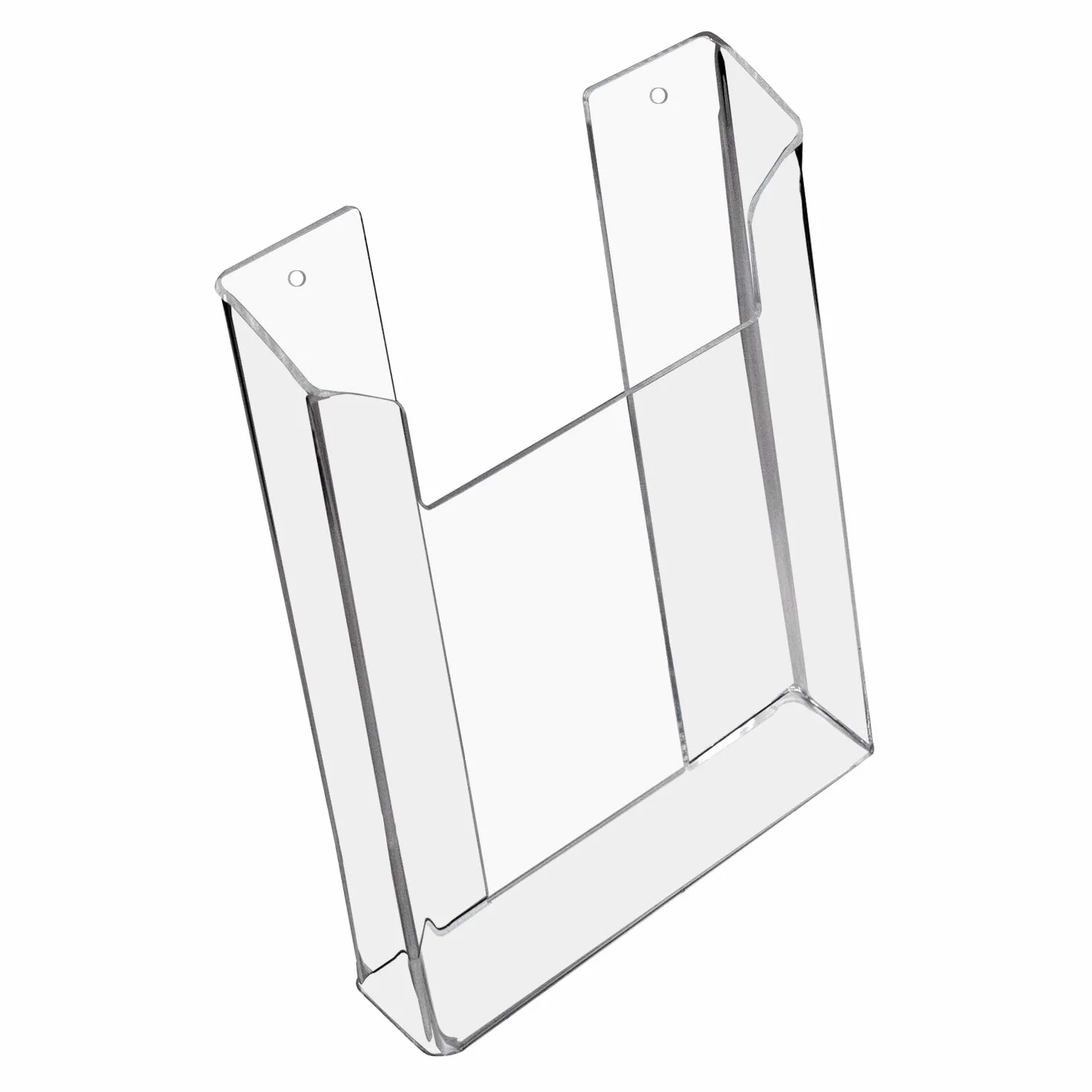 Porte-brochures muraux en acrylique Transparent Format A5 Lot de 10