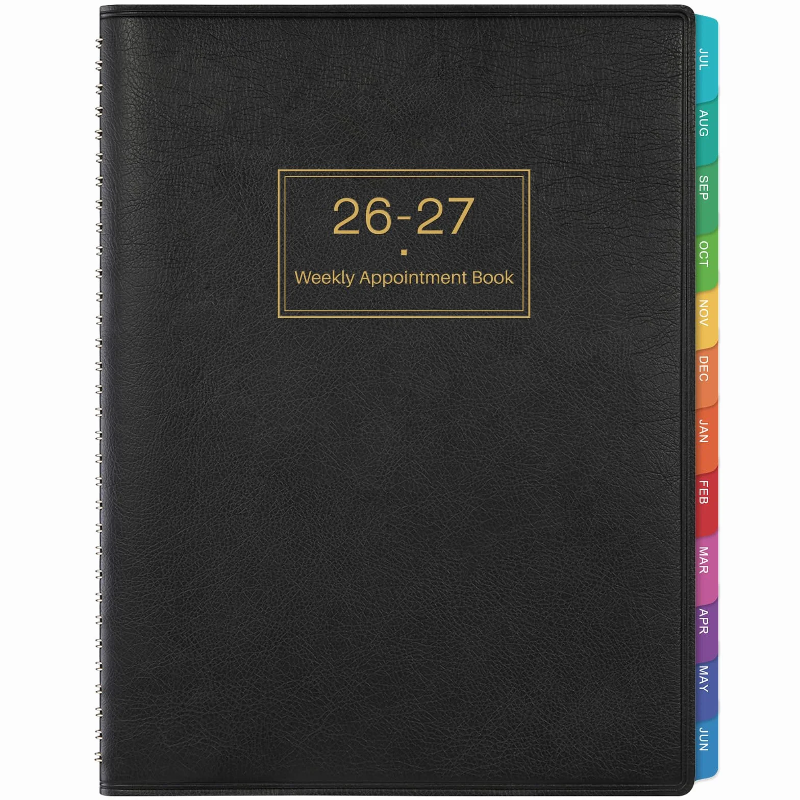 Agenda Scolaire 2026-2027 15 Minutes 21,8 x 29 cm Couverture Cuir Synthétique