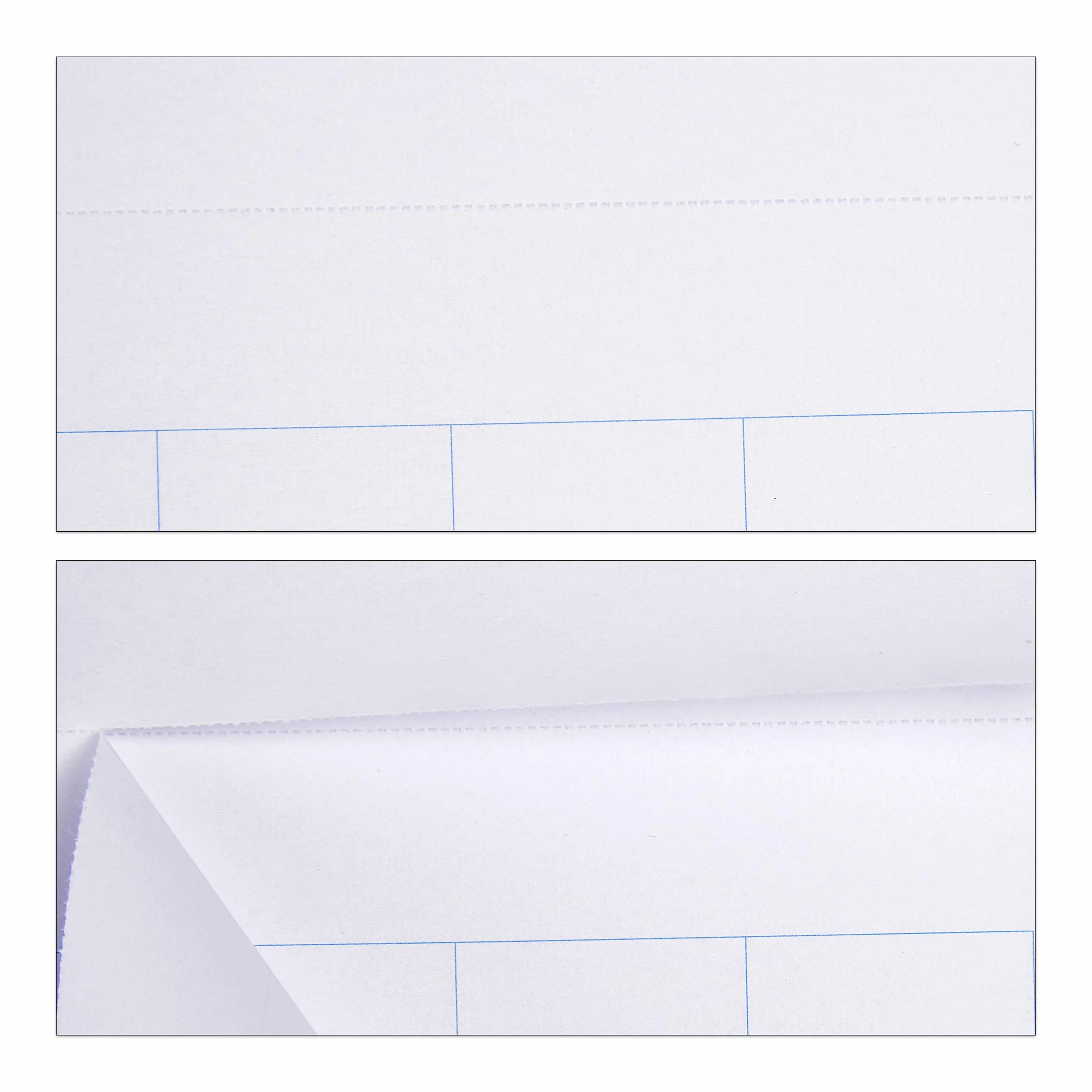 Relaxdays Papier de présentation Rouleau Pages quadrillées 50 Feuilles 60 g/m² 57,5x81 cm Blanc