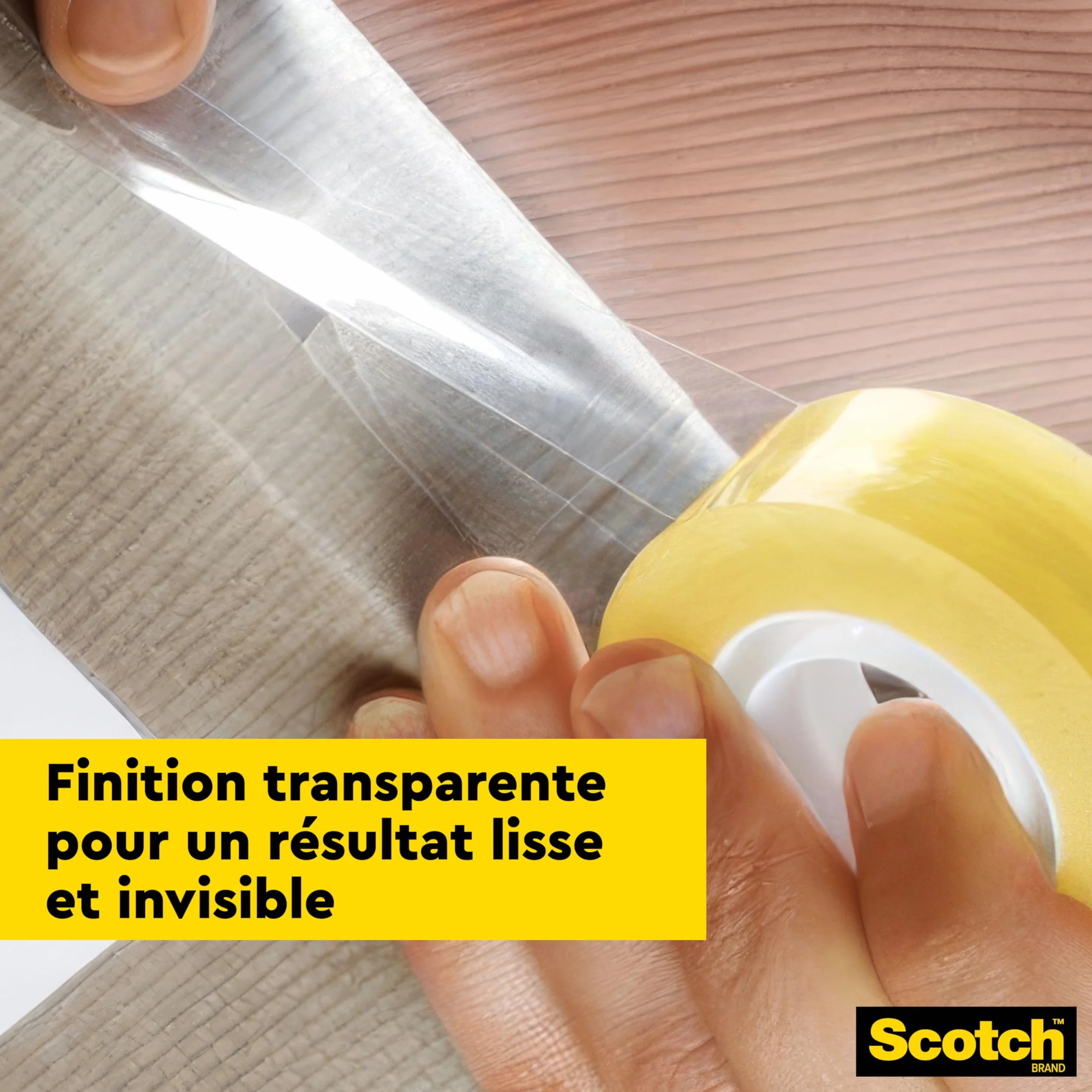 Scotch Ruban Adhésif Transparent 19mm x 33m 8 Rouleaux Usage Général