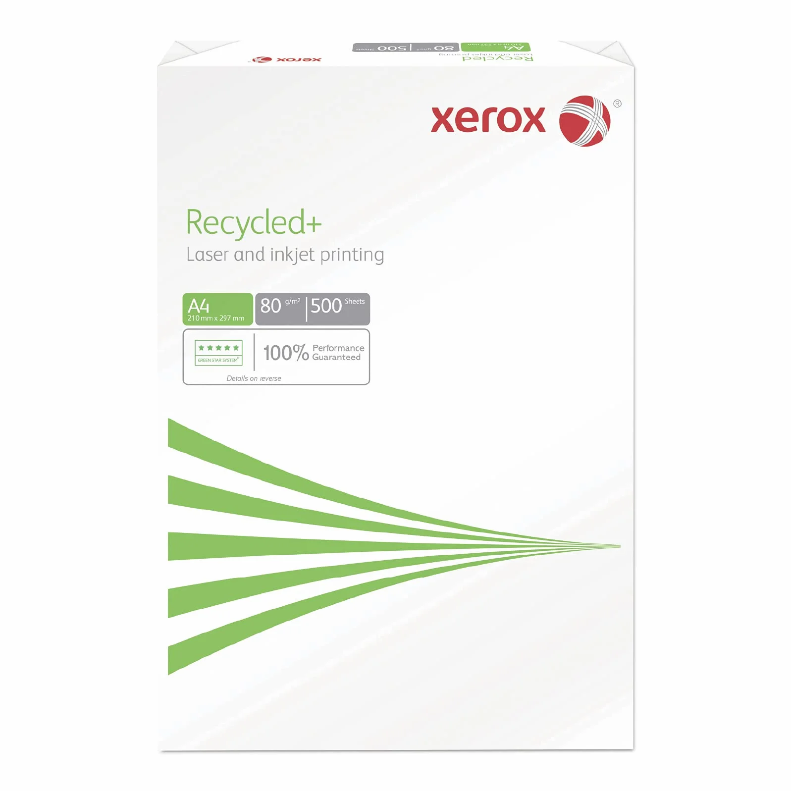 Xerox Recycled+ Papier recyclé A4 80 g/m² Carton de 2500 feuilles