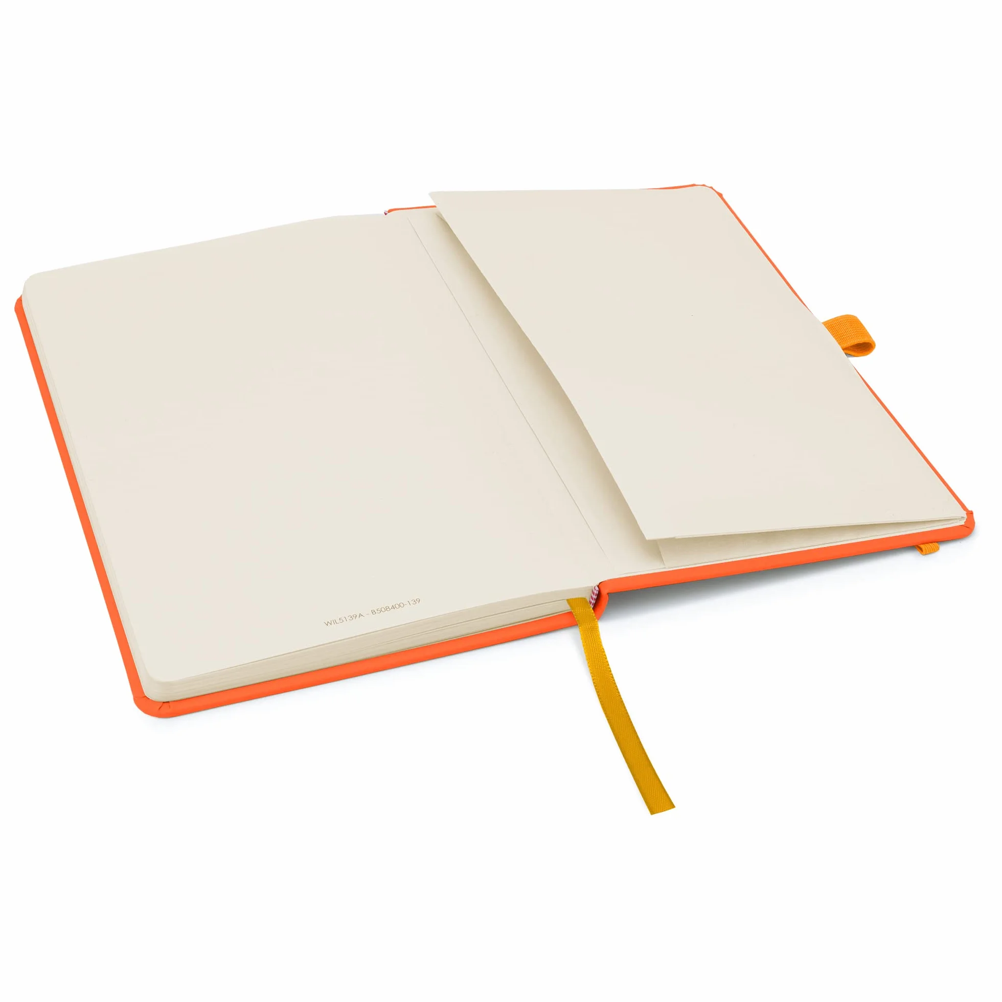 Notes London Eco A5 Carnet Ligné Couverture Rigide Orange Papier Durable