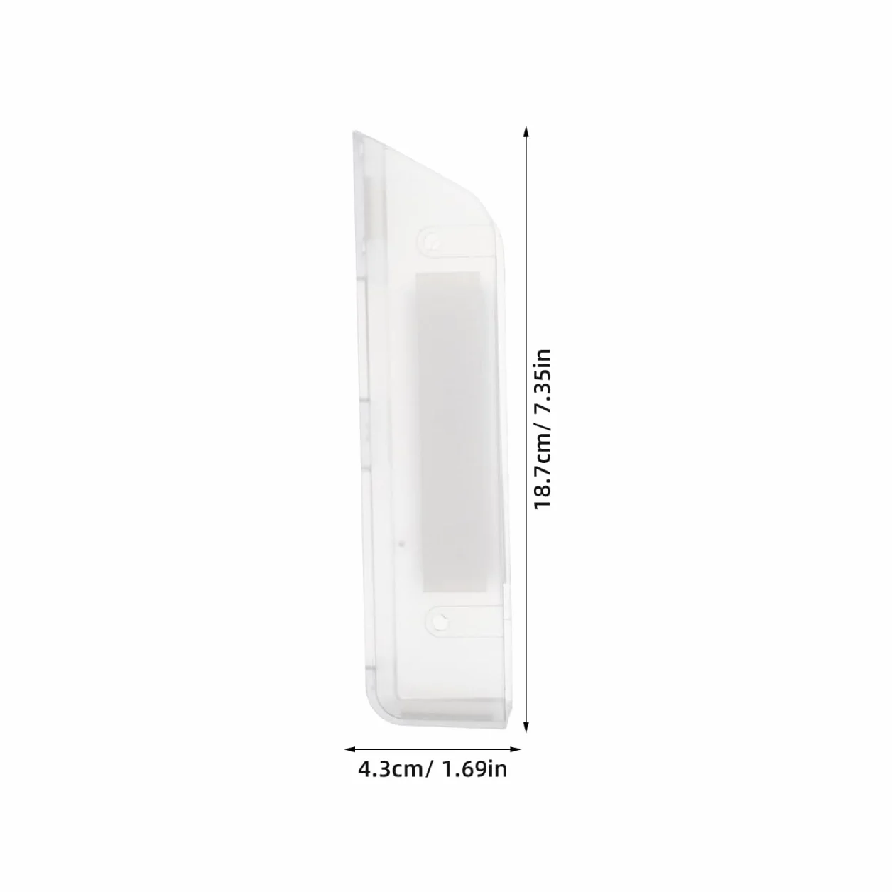 SHINEOFI Support Mural pour Balance de Salle de Bain en Acrylique, Transparent