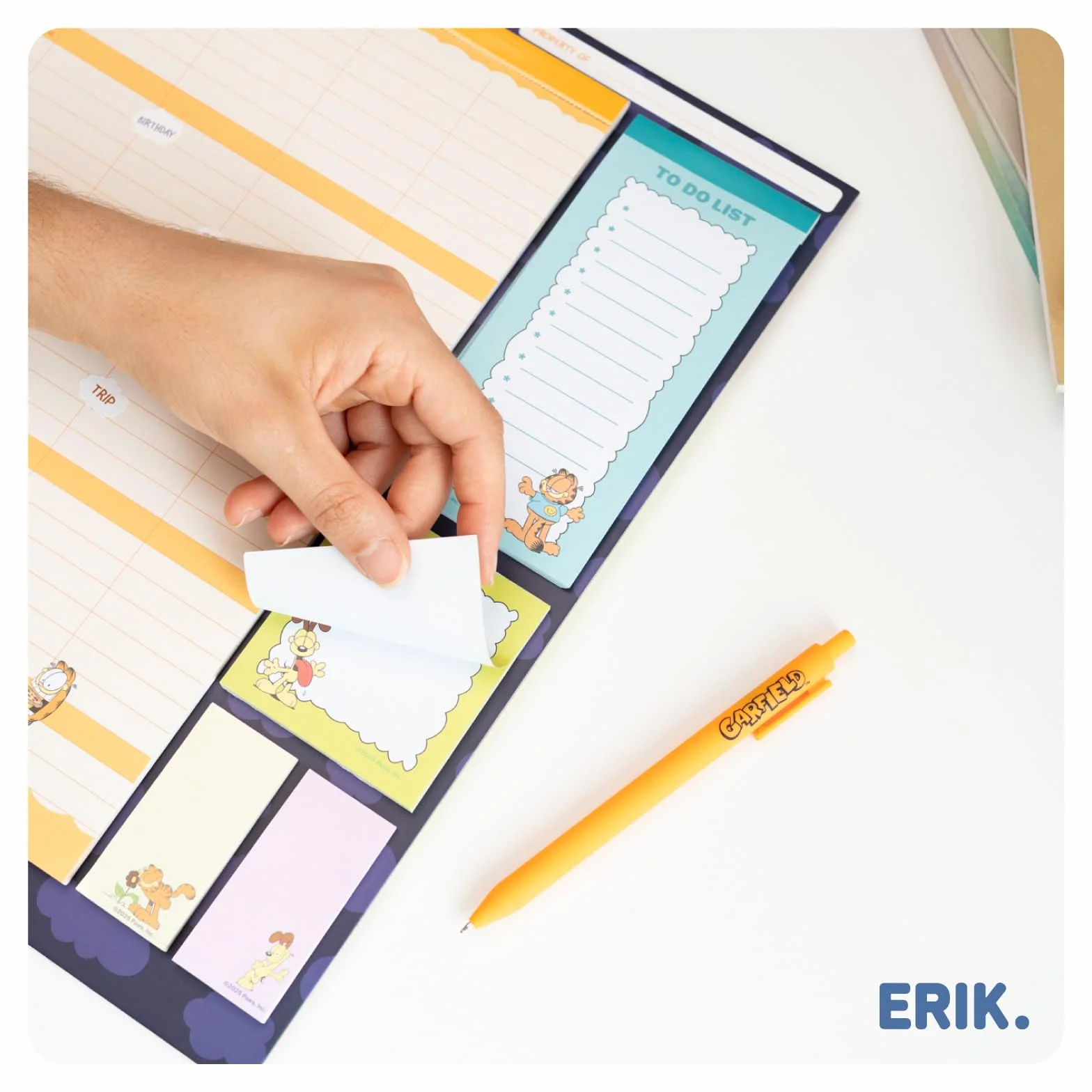 Grupo Erik Calendrier Magnétique Frigo Garfield Septembre 2025 Décembre 2026 Planificateur Mensuel 16 mois