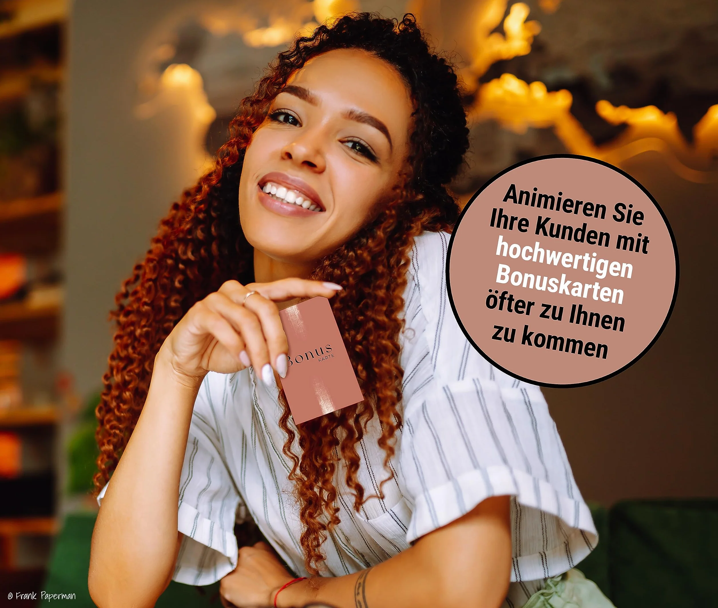 Lot de 125 cartes bonus fidélité pour salon beauté
