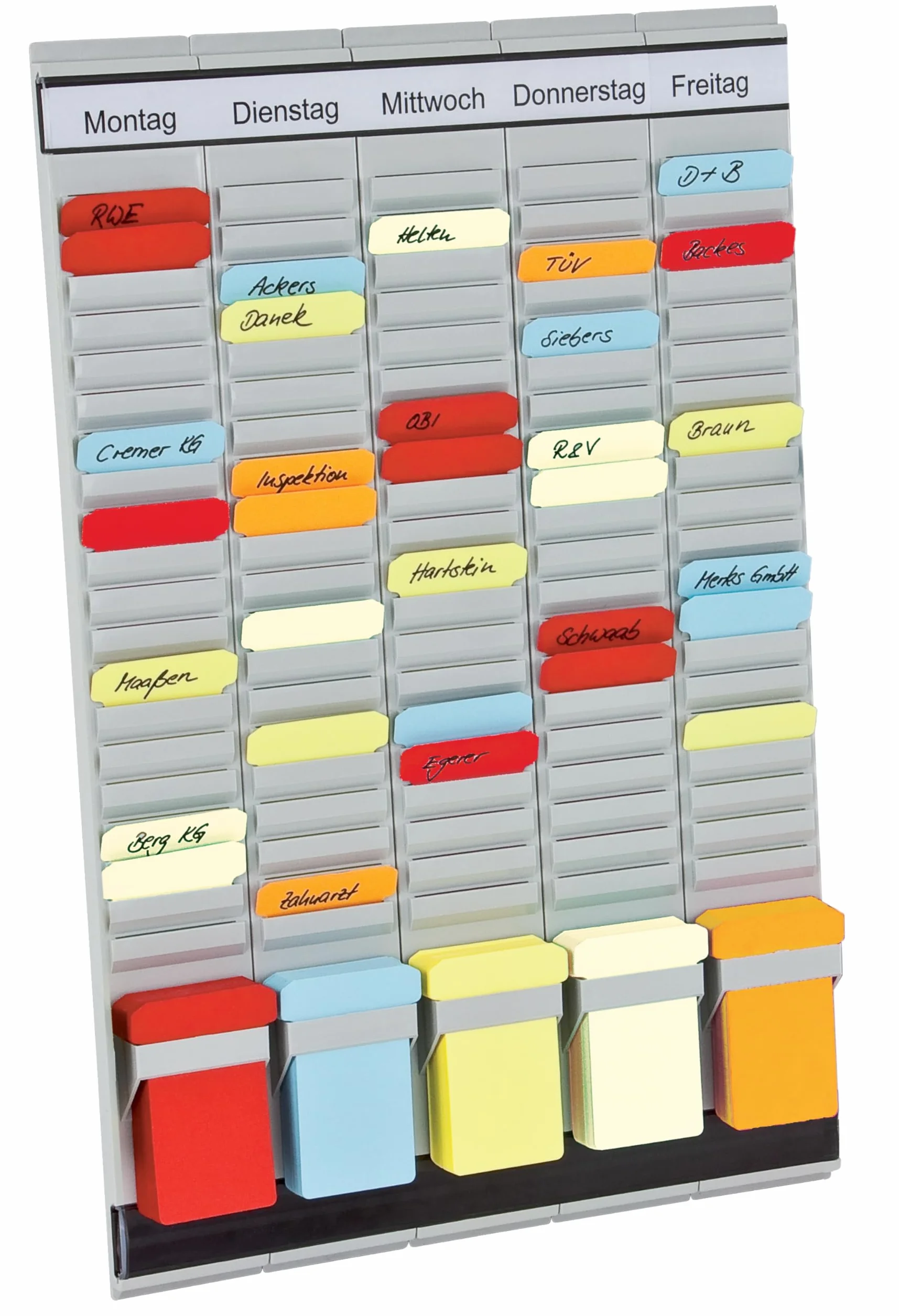 Franken PV1 Organiseur de bureau avec cartes en T et en-têtes 20 pièces 31,5 x 49 cm
