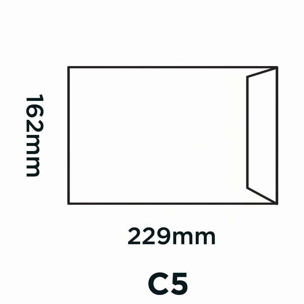 Blake Purely Everyday Enveloppes Kraft Gommé C5 229 x 162 mm Lot de 50