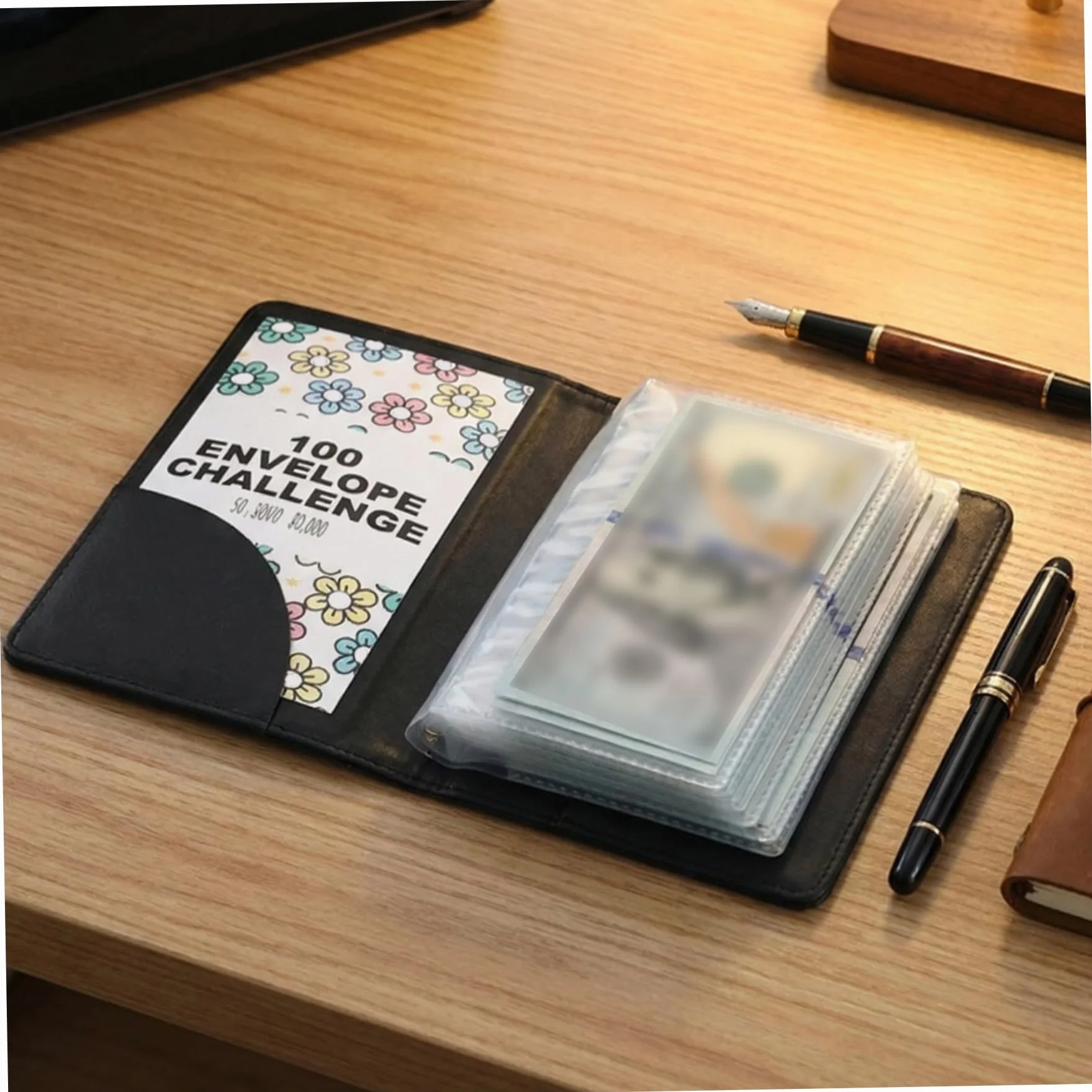 Mini Livre Défis d'Épargne de 100 Enveloppes, Classeur Budgétaire pour Économiser l'Argent