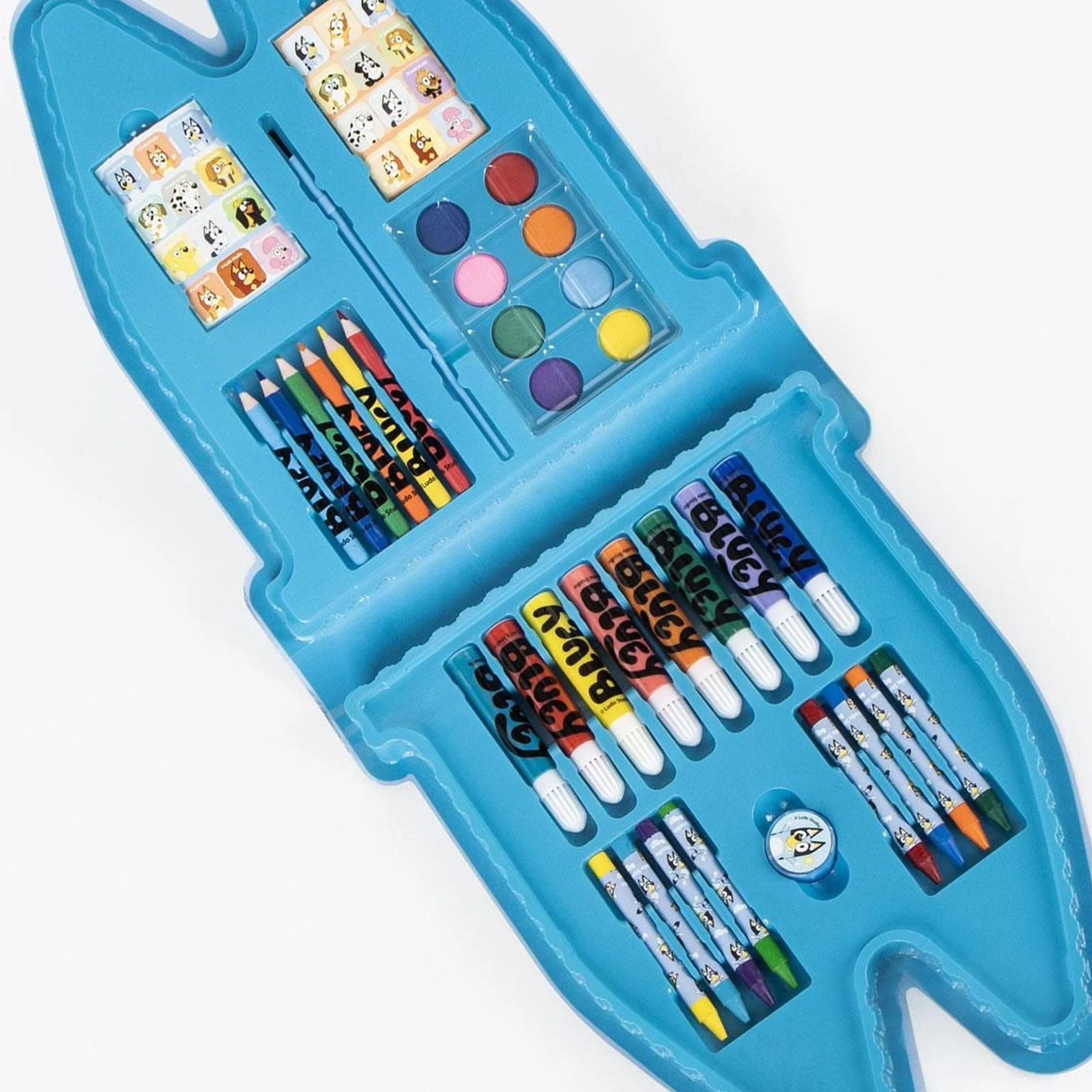 Coffret de papeterie Bluey officiel - Trousse scolaire design original pour rentrée garçons filles