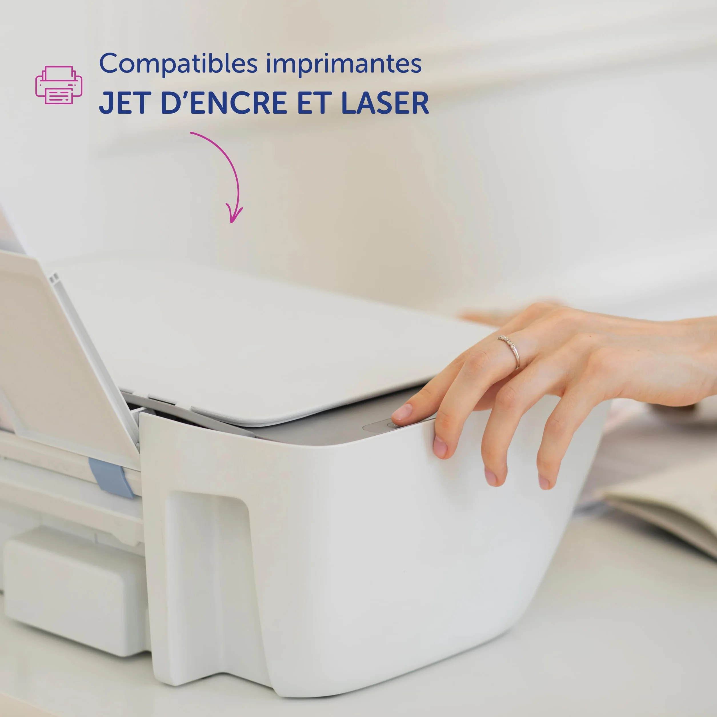 Avery 40 porte-noms imprimables micro-perforés 120 x 45 mm cartes de table personnalisables