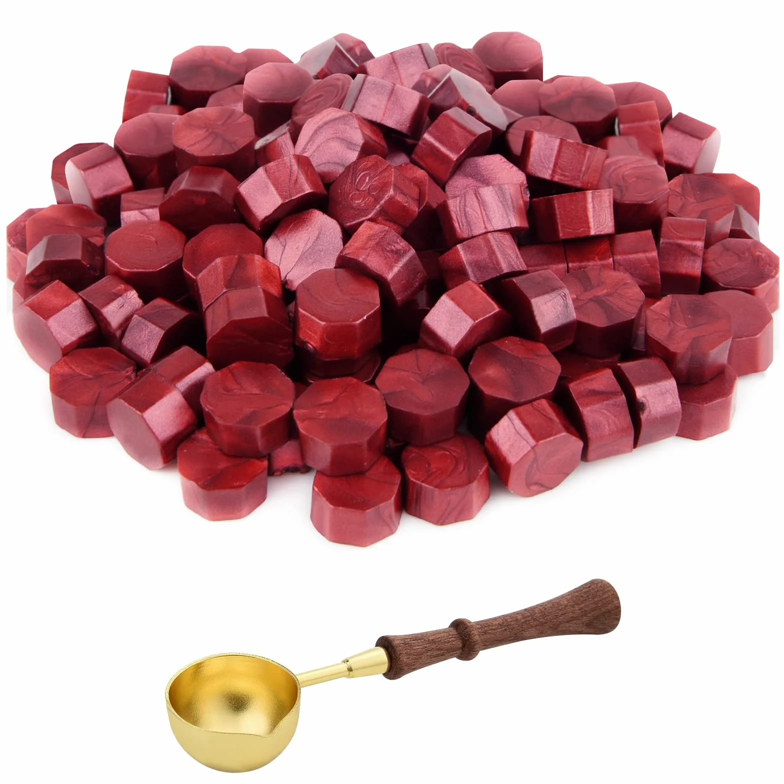 ASTARON 300 perles de cire pour cachet, kit avec cuillère pour invitations et emballages
