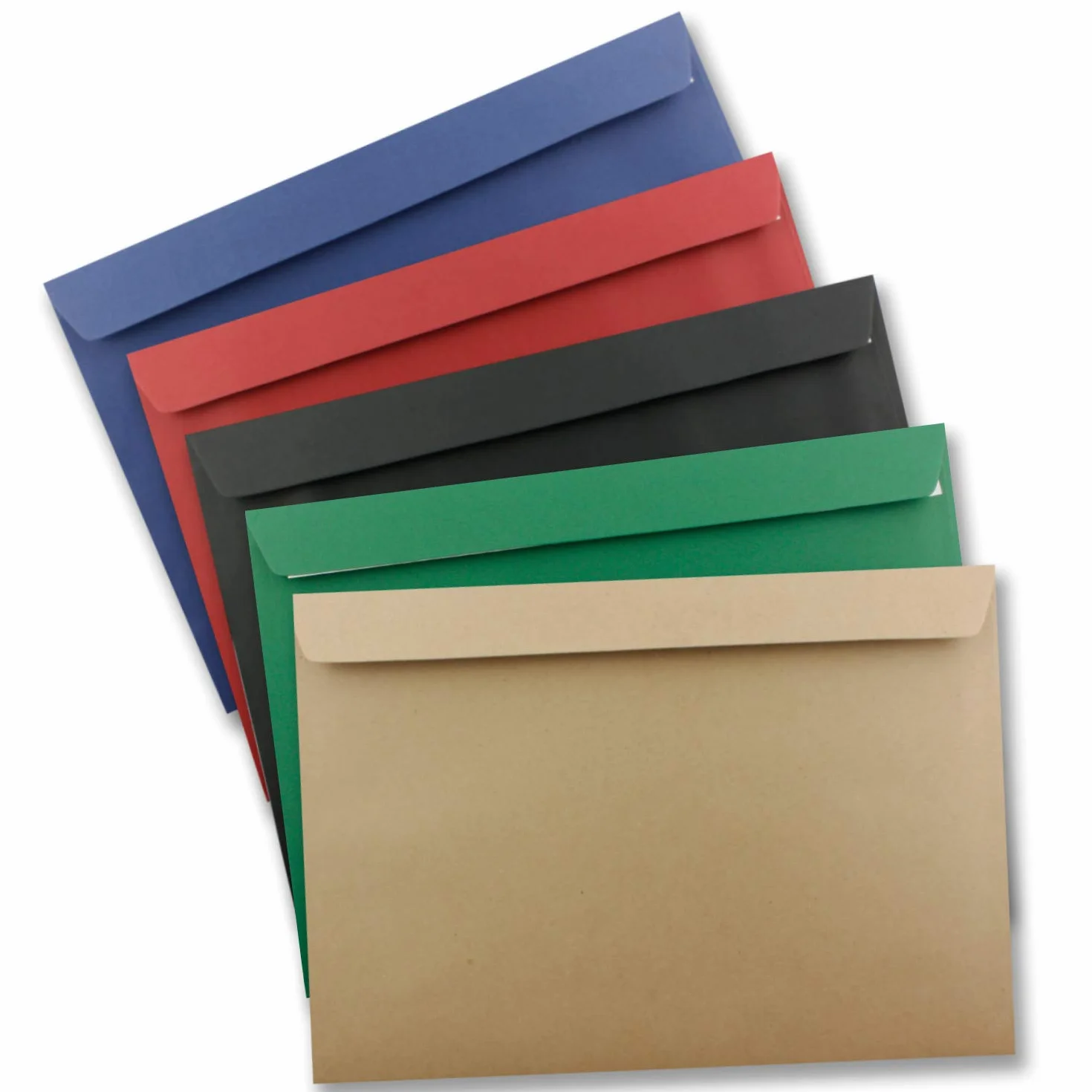 Enveloppes DIN C4 XXL 22,9 x 32,4 cm Lot de 10 Fermeture adhésive sans fenêtre