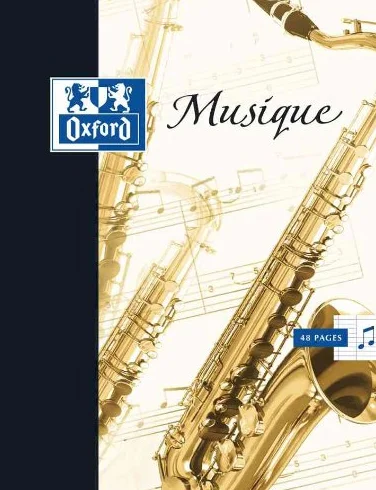 Oxford Cahiers de musique 240 x 320 mm 48 pages 90g