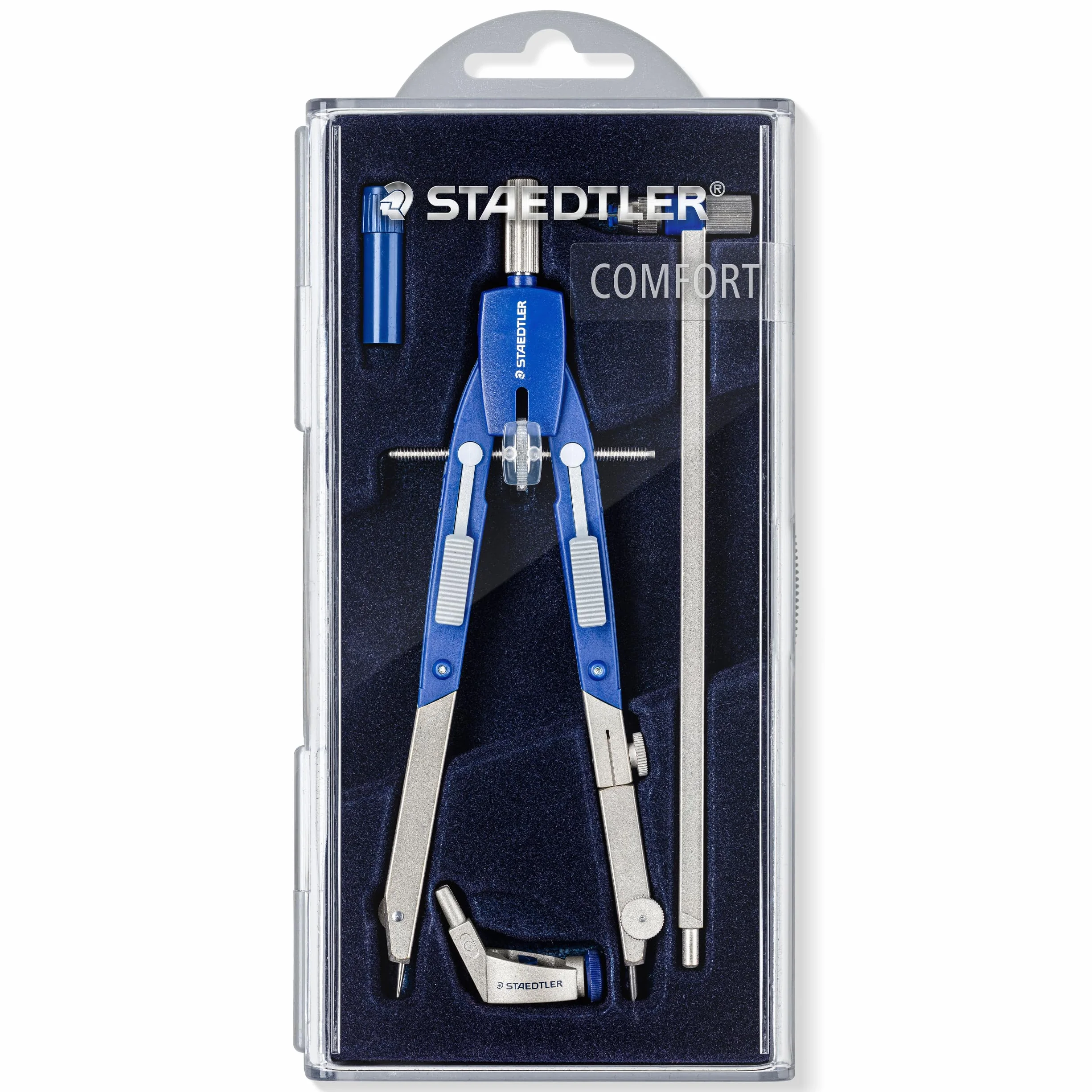 Staedtler Mars comfort 552 Coffret compas avec élément mine et accessoires