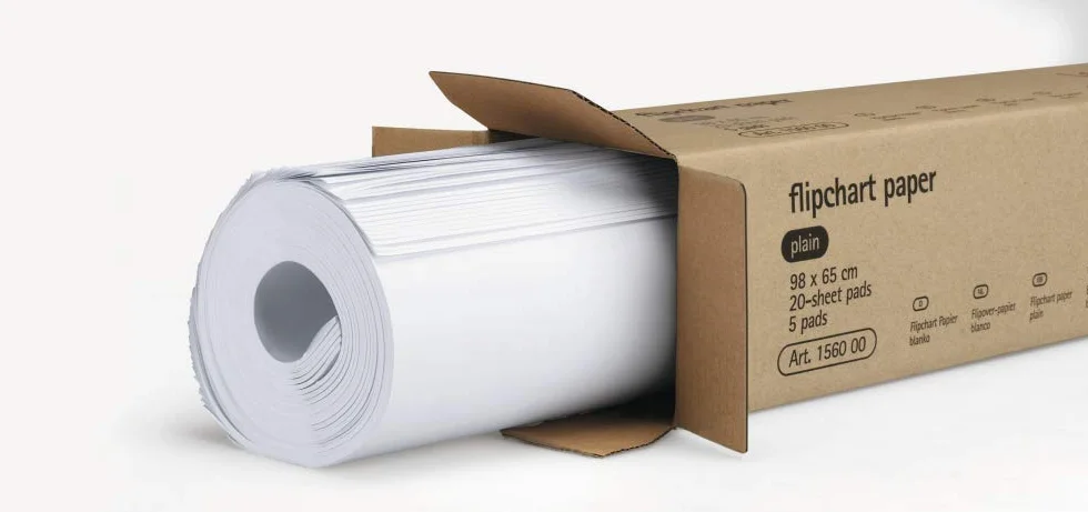Legamaster Bloc-papier 20 feuilles Blanc Pack de 5