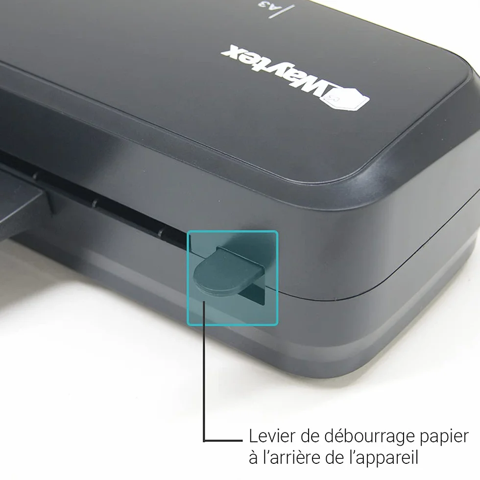 Plastifieuse A3 A4 Pro Rapide à Chaud et à Froid 2x125 microns Bureau Maison Pack 200 Pochettes