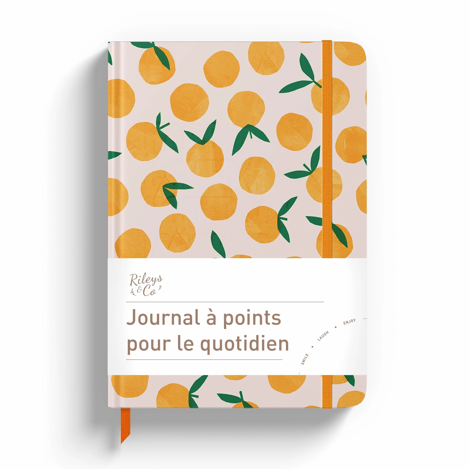 Rileys & Co Carnet Pointillé Citron 20,3 x 15,2 cm Couverture Rigide 240 Pages Bullet Journal Dotted Papier 80 g/m²