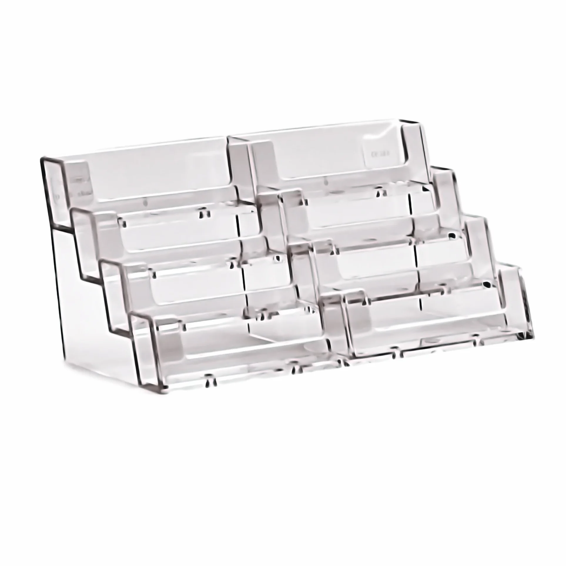 Taymar Porte-Cartes de Visite Transparent 2×4 Étages Présentoir Support