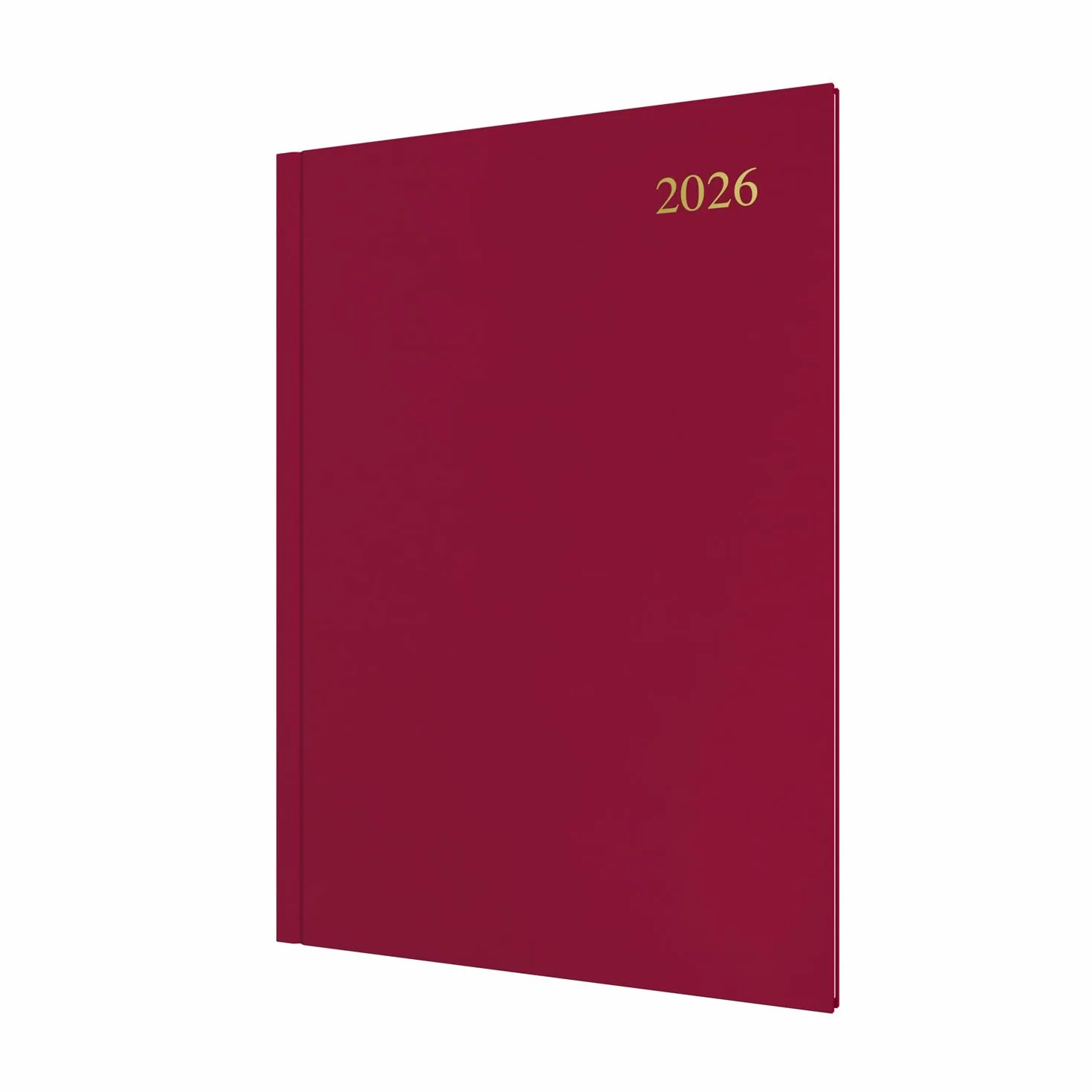 Collins Agenda semainier 2026 12 mois couverture rigide marron